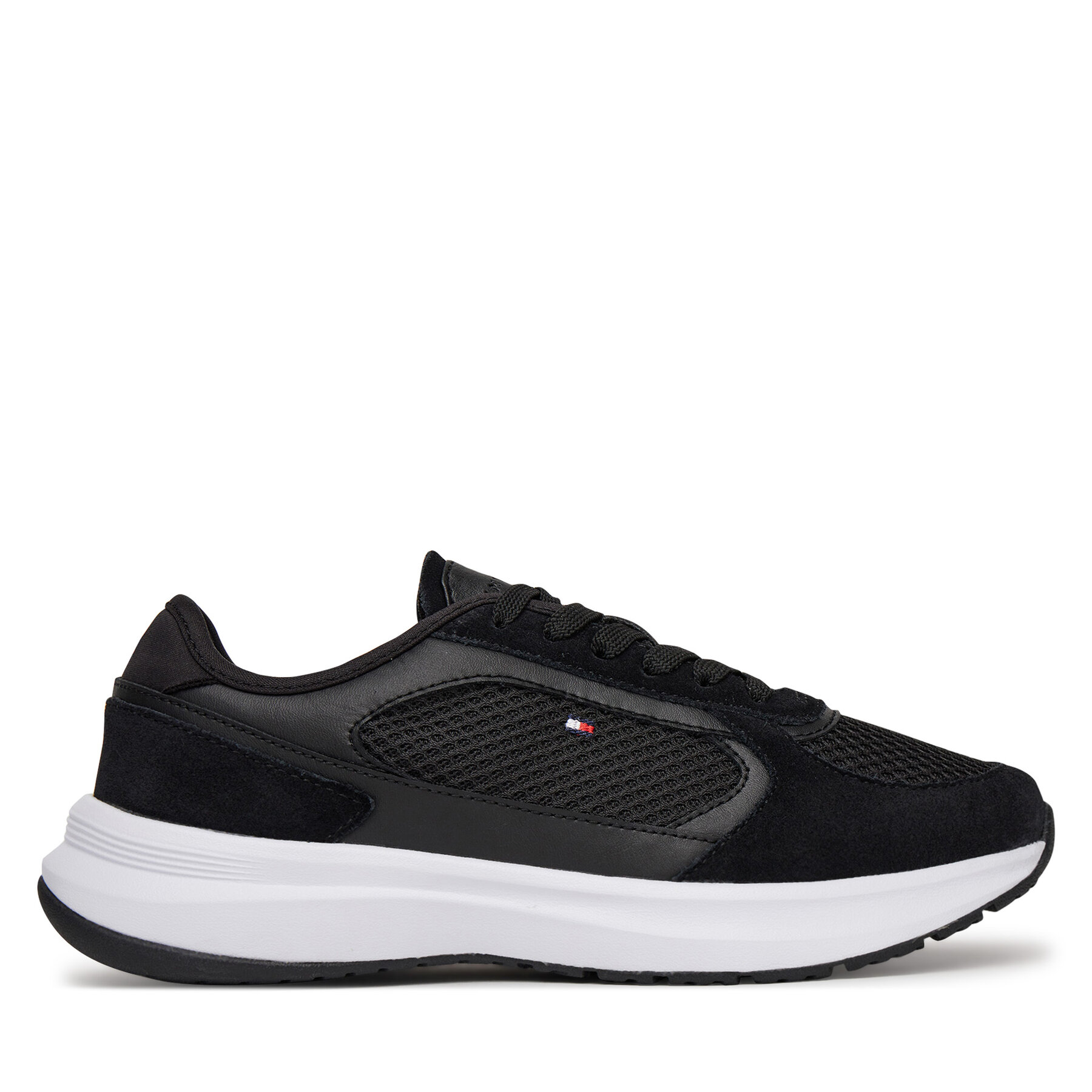 Sneakersy Tommy Hilfiger Sporty Runner FW0FW08644 Čierna