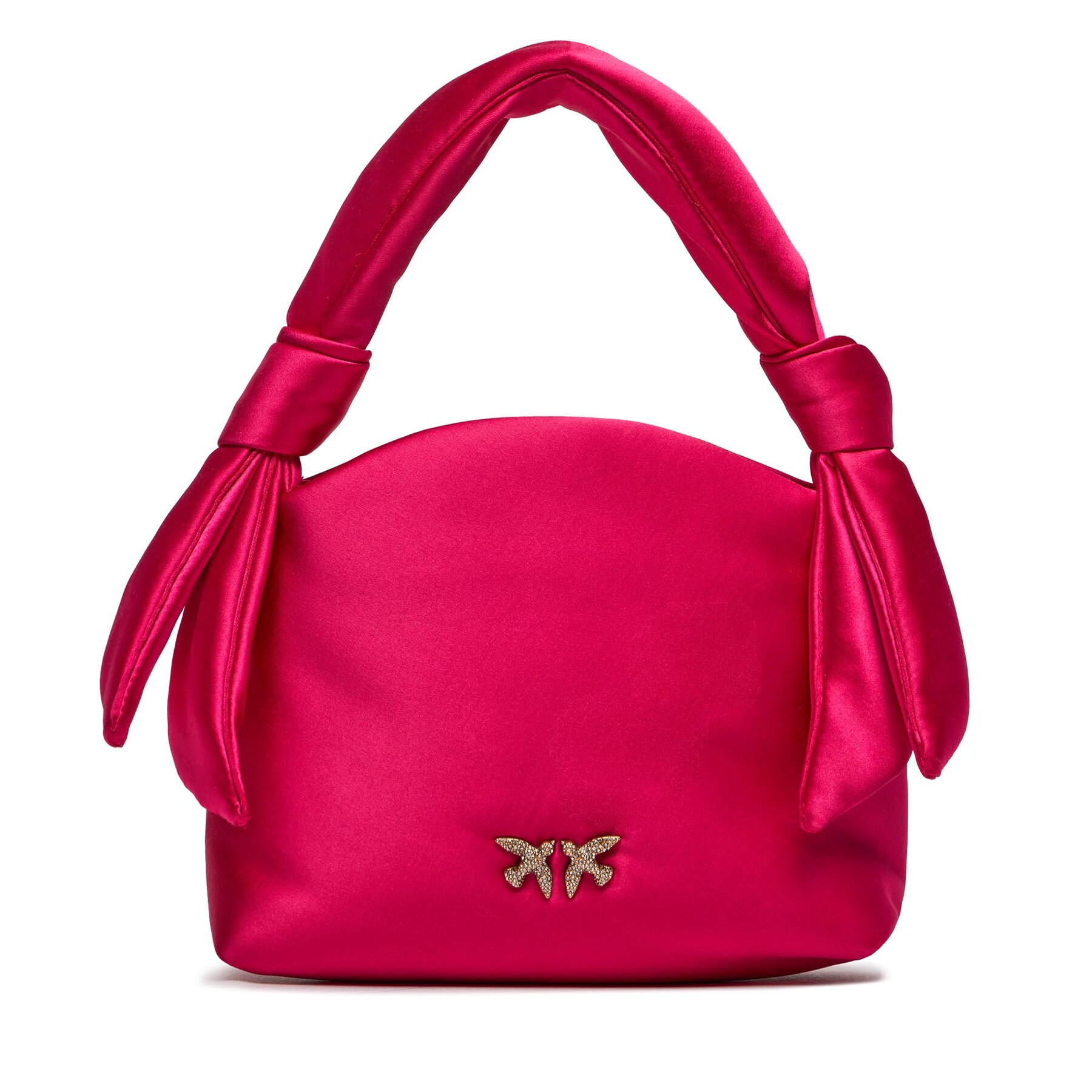 Geantă PINKO Knots Mini Pouch Satin PE 24 PLTT 102770 A1KA Roz