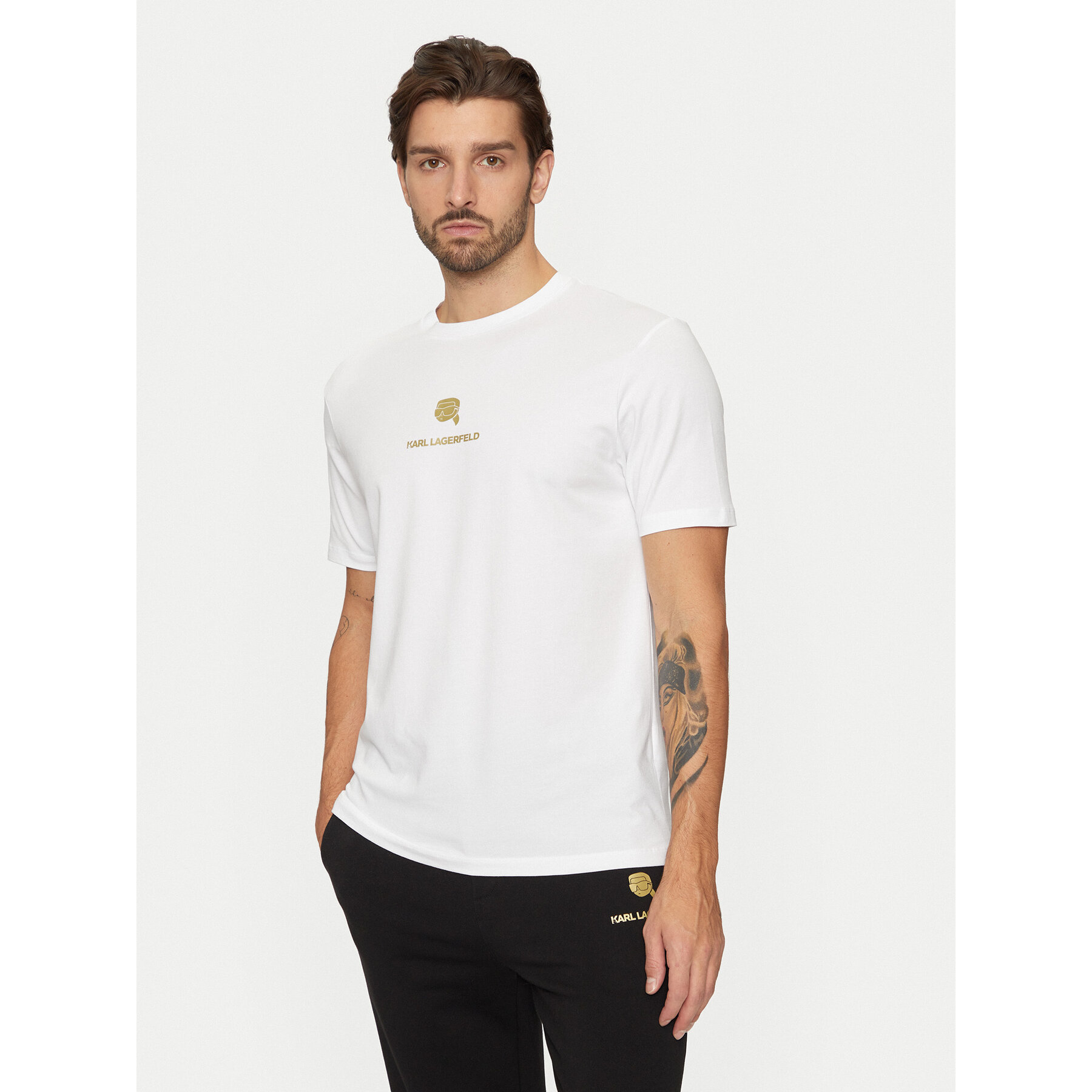 KARL LAGERFELD T-Shirt 755461 551235 Λευκό Regular Fit