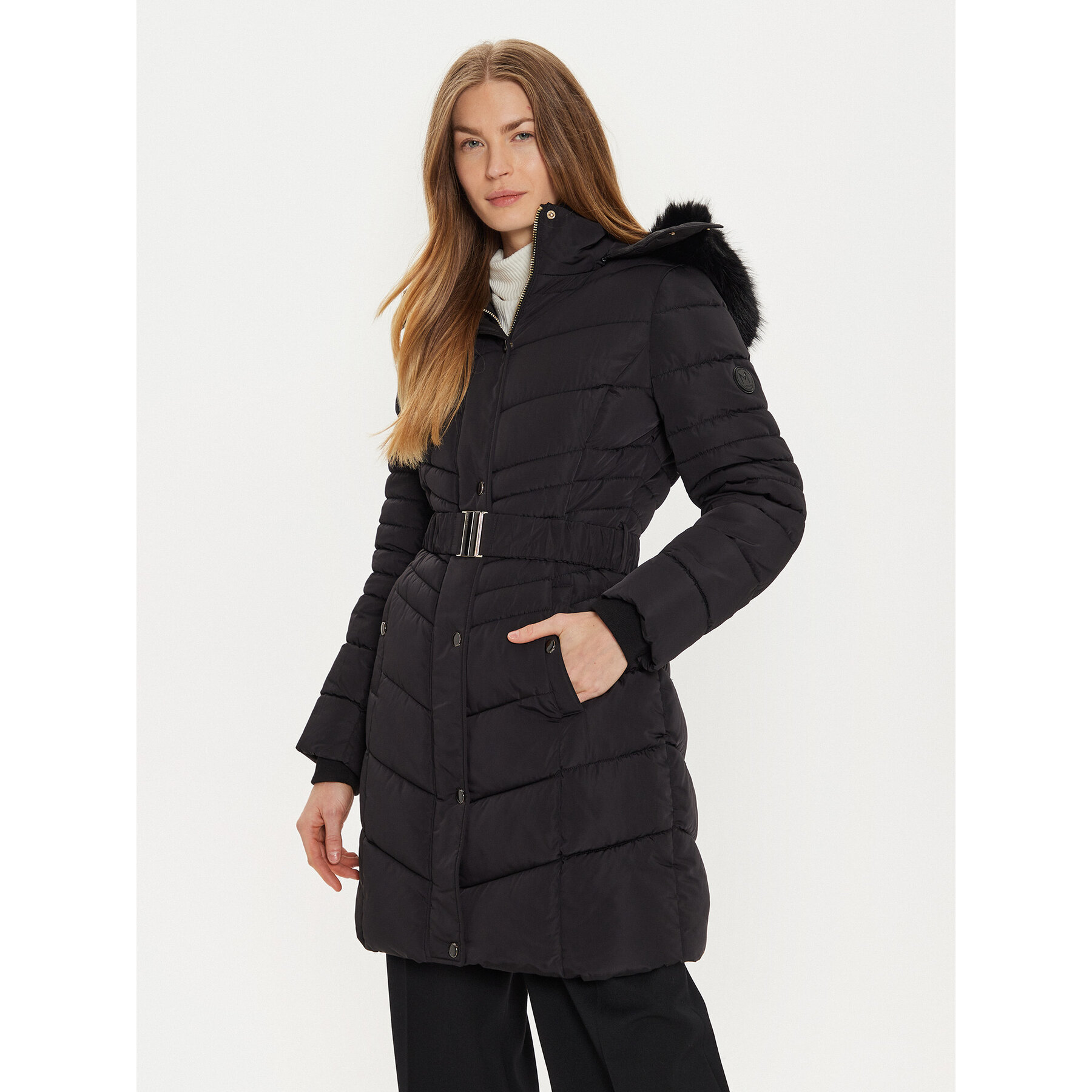 Morgan Winterjacke 242-GALEX Schwarz Regular Fit