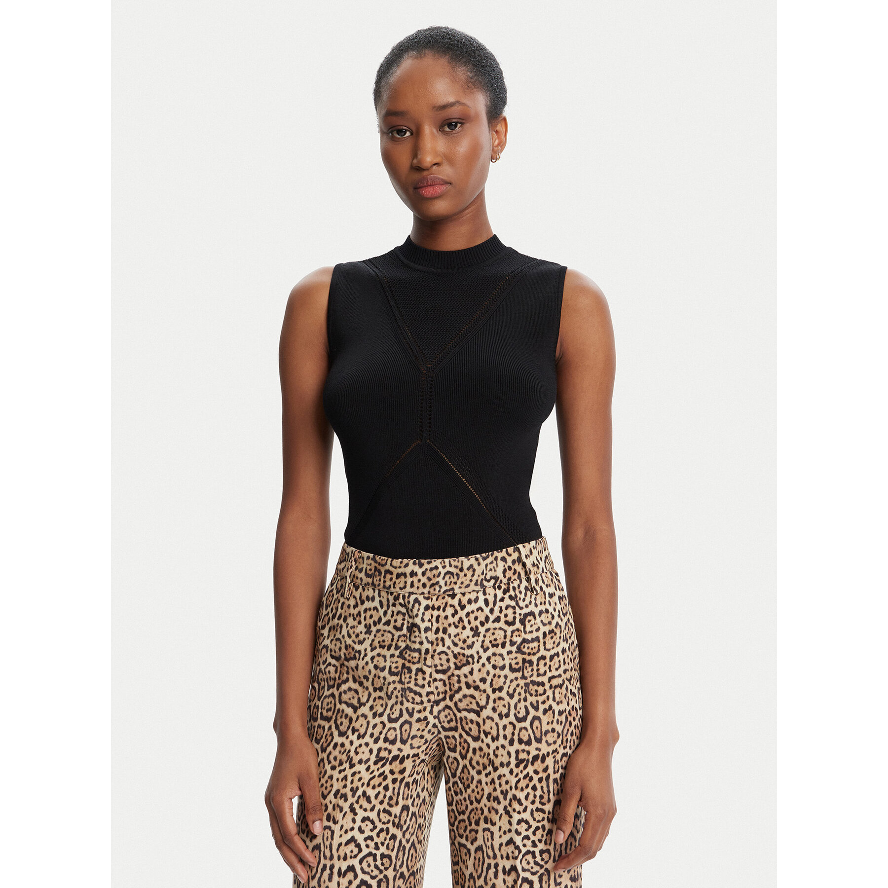 Marciano Guess Top 5YGR03 5876Z Crna Slim Fit
