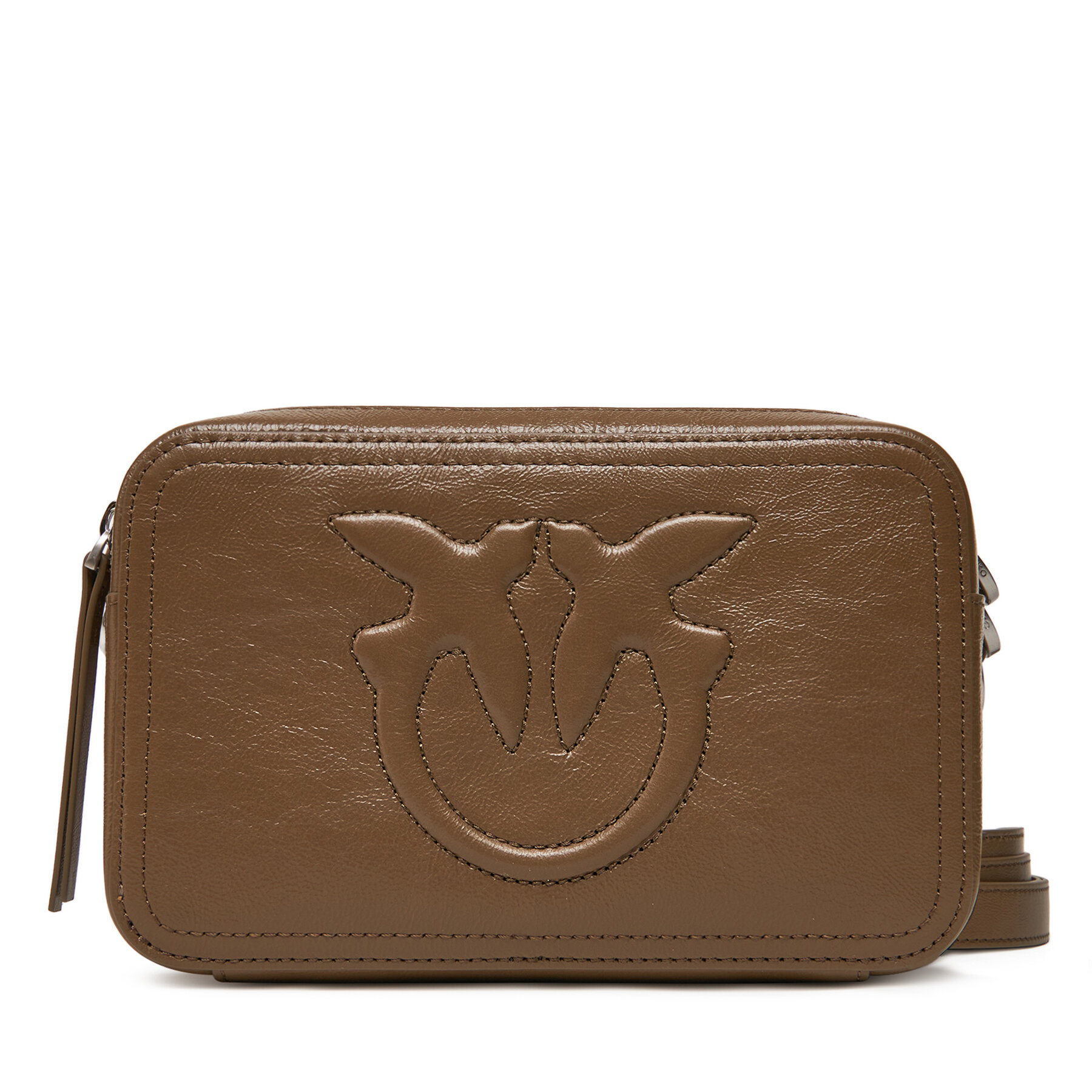 Geantă PINKO Carrie Camera Bag Classic PE 25 PLTT 104336 A26J Verde