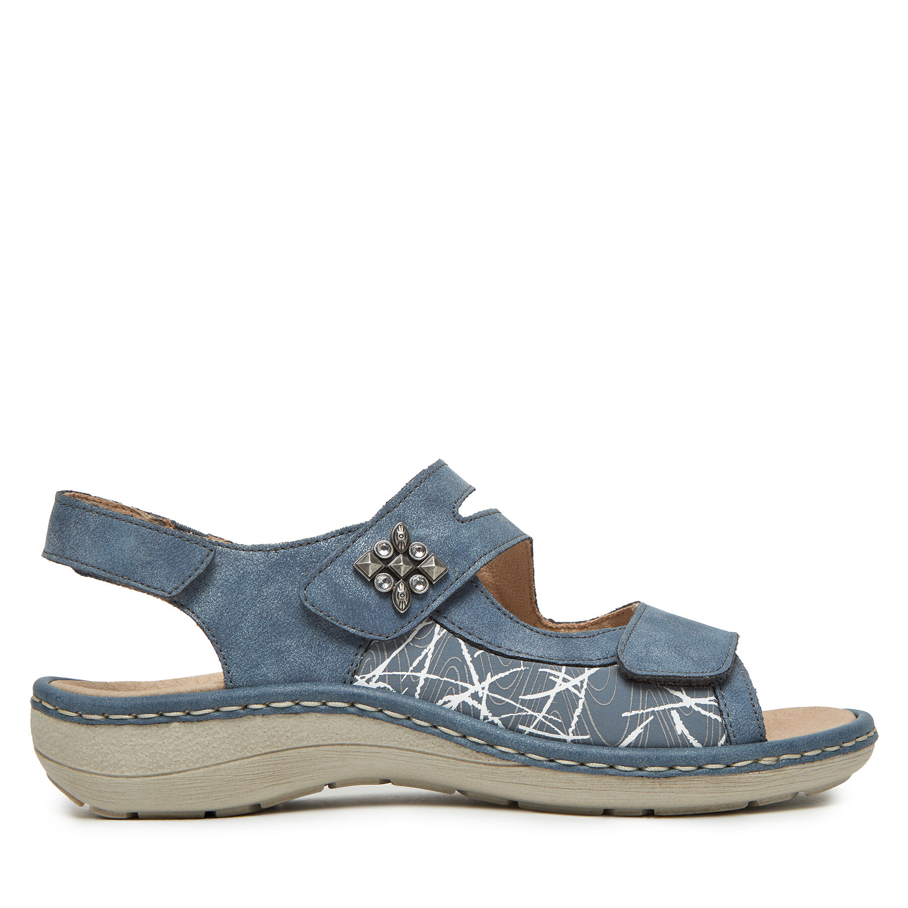 Donna Sandali Remonte, Taglia 38, Blu, D7647-16, taglia : 38