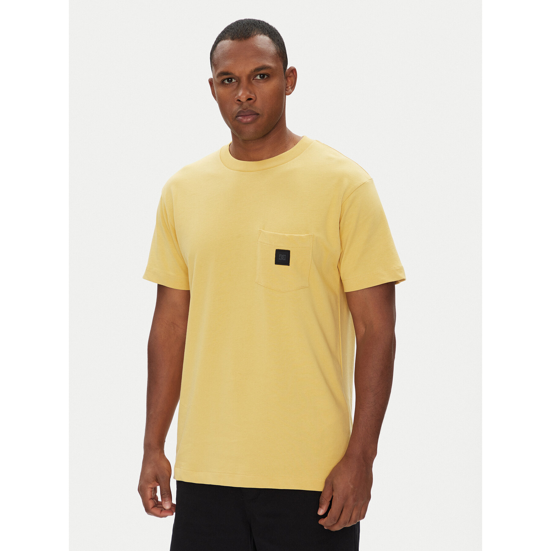 DC Shoes Majica ADYKT03246 Rumena Regular Fit