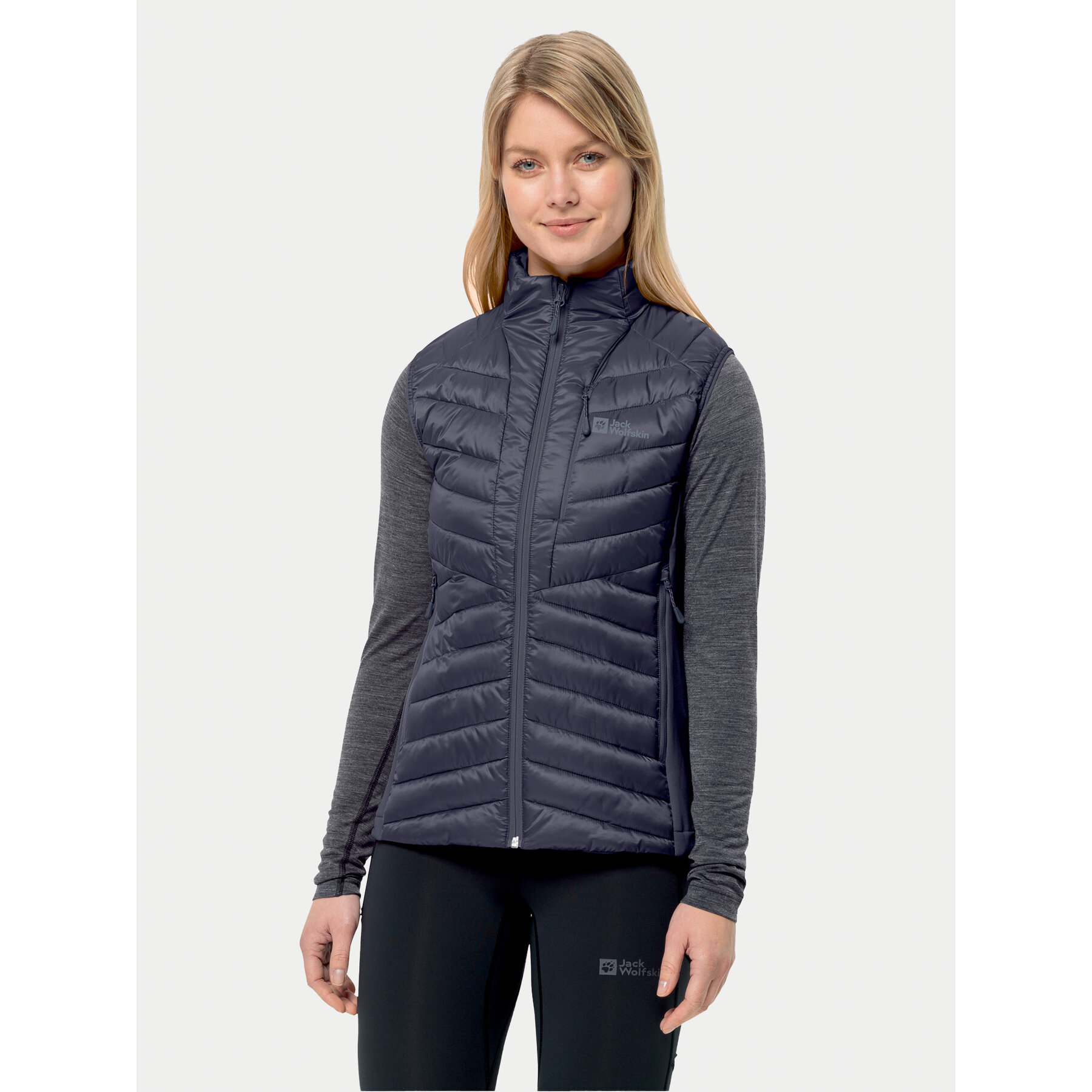 Jack Wolfskin Bodywarmer Routeburn Pro Ins Vest 1207202 Grau Slim Fit