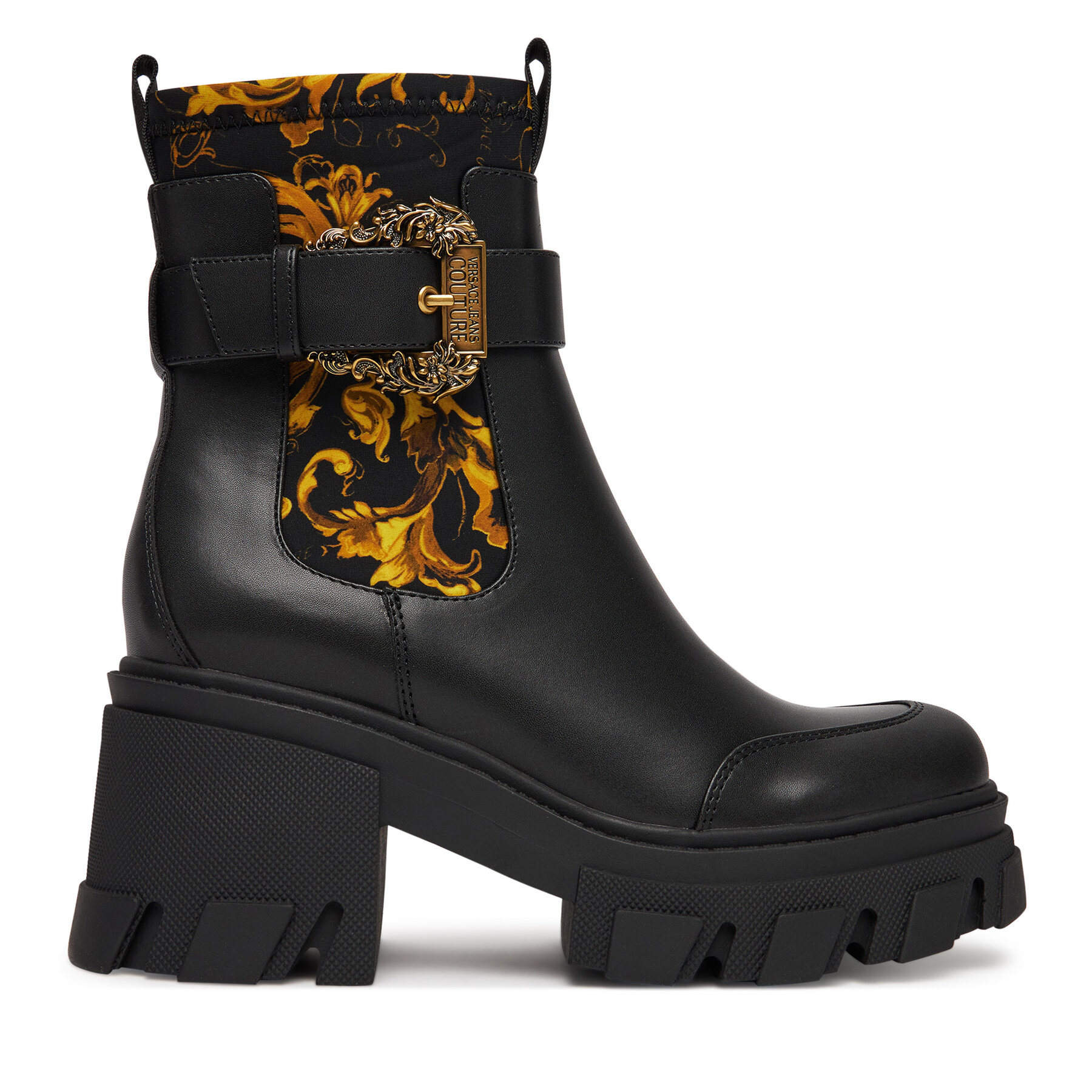 Bokacsizma Versace Jeans Couture 79VA3S84 Fekete