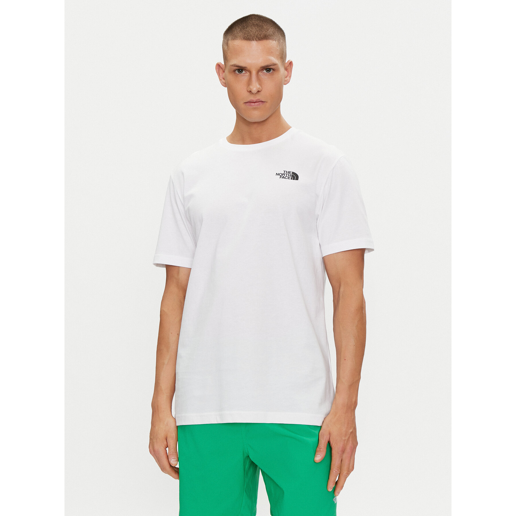 The North Face T-shirt Redbox NF0A87NV Bianco Regular Fit