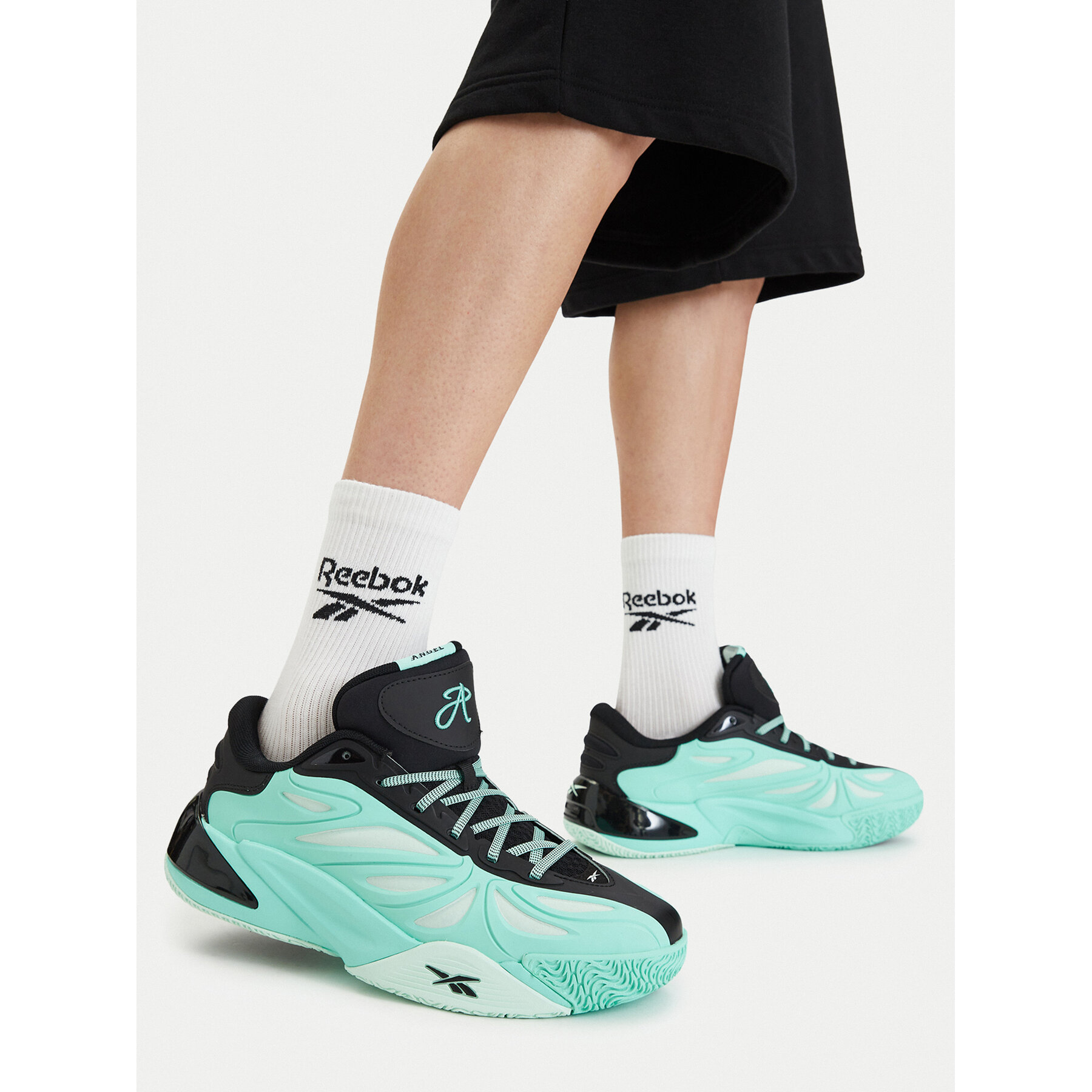 Basketbalové boty Reebok EOSK-ANGEL REESE 1 100272083 Tyrkysová