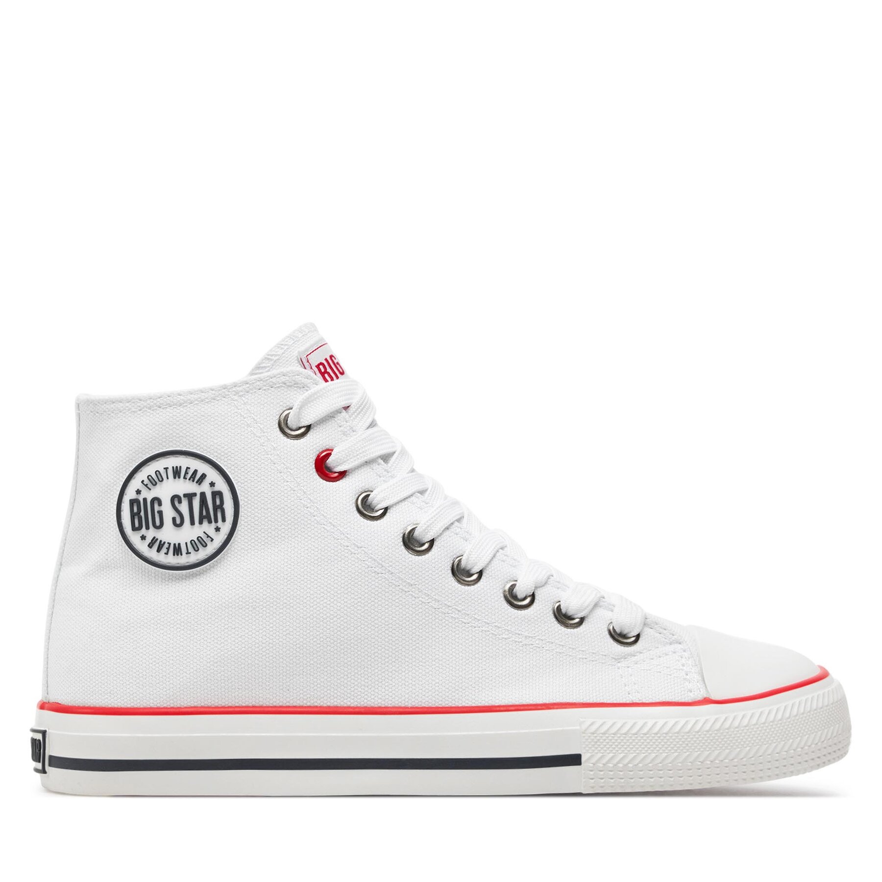 Dámske Plátenky Big Star Shoes, Rozmer: 37, Biela, NN274660