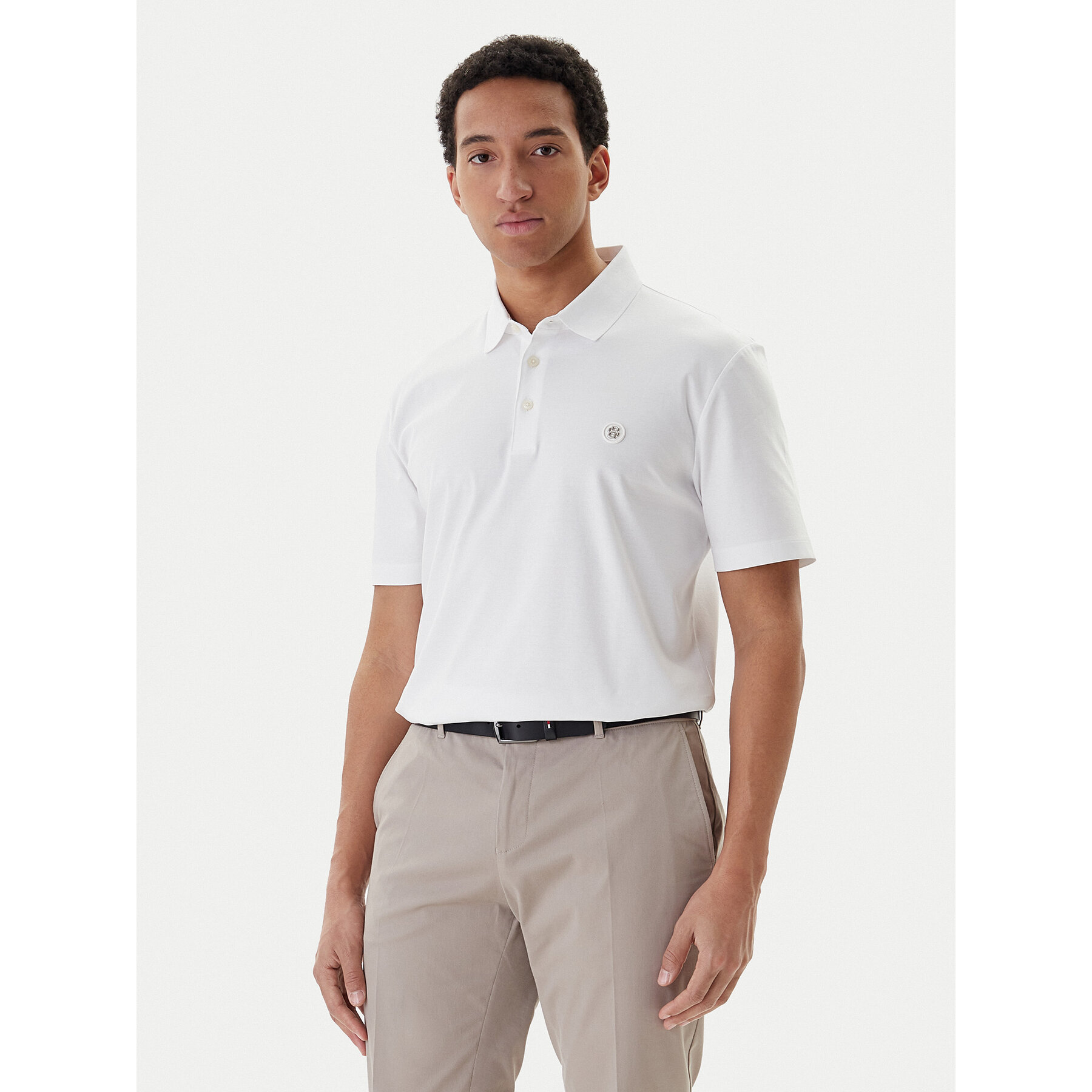 BOSS Polo C-Parris 01 50555829 Bijela Regular Fit
