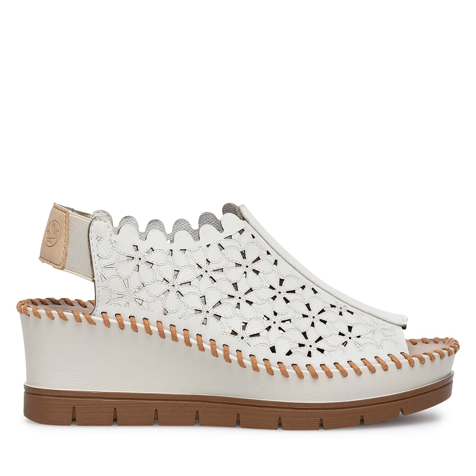 Sandale Rieker 60355-80 Alb