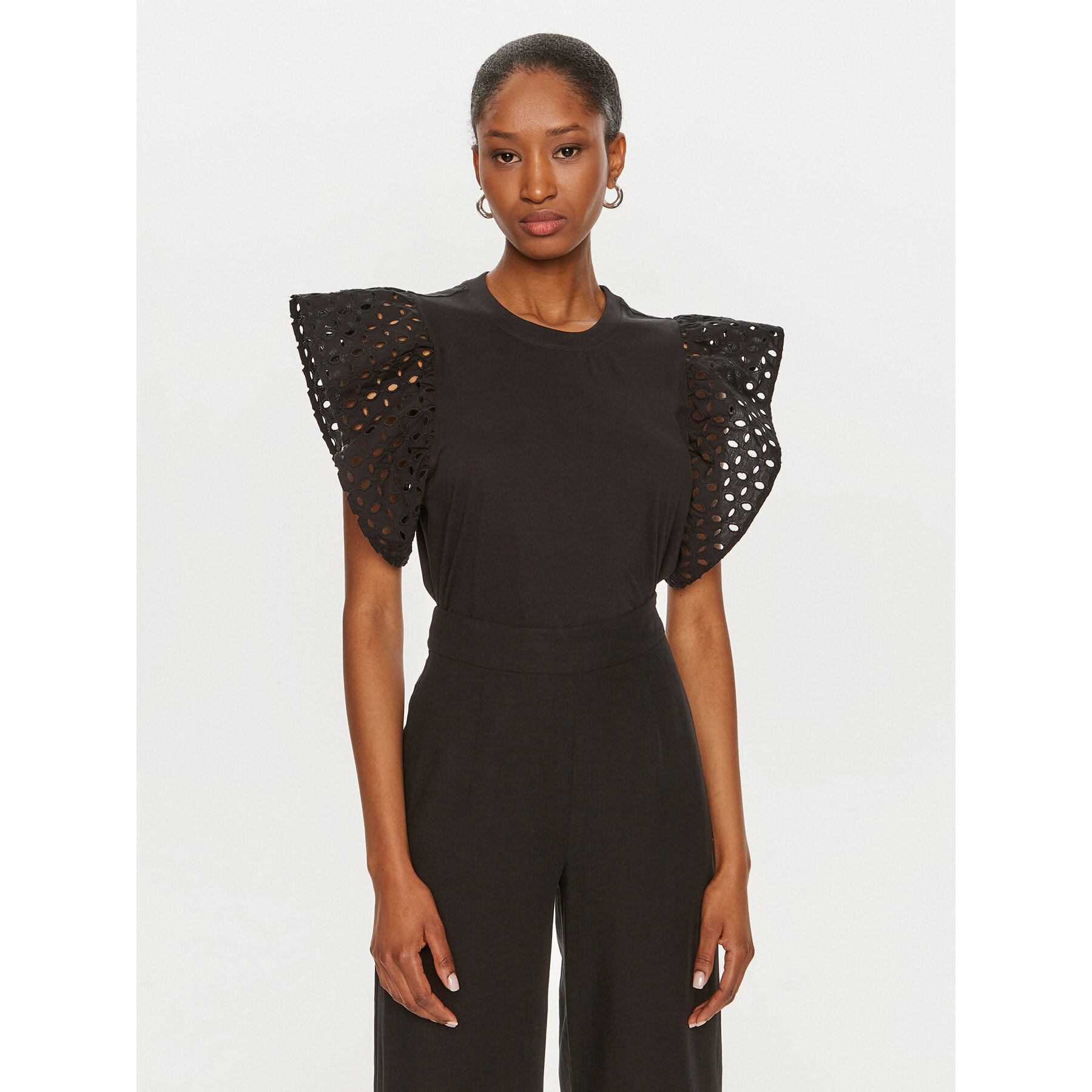 United Colors Of Benetton T-Shirt 3S6HD107C Μαύρο Regular Fit