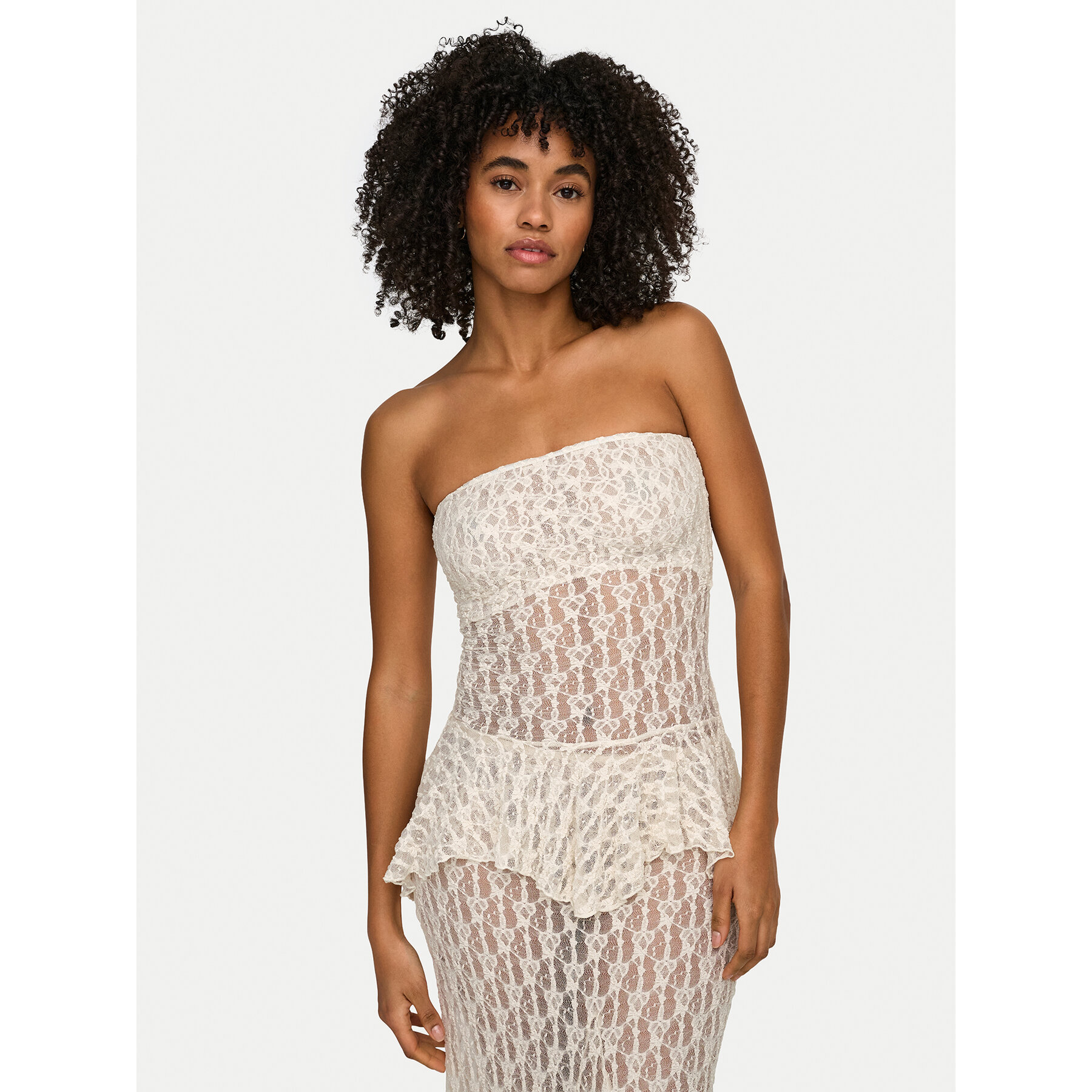 Only Top Aya 15375823 Creme Slim Fit
