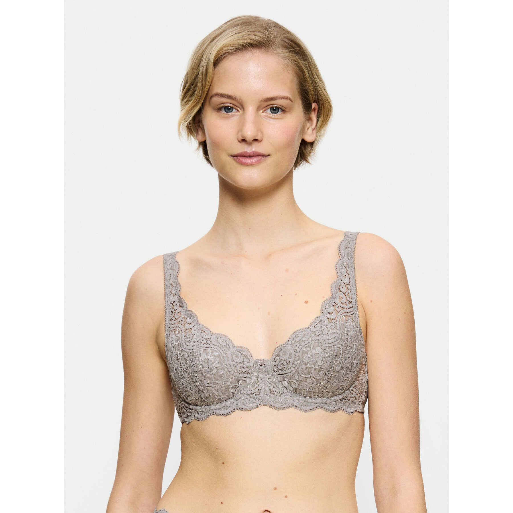 Triumph Reggiseno con ferretto Amourette 10209584 Grigio