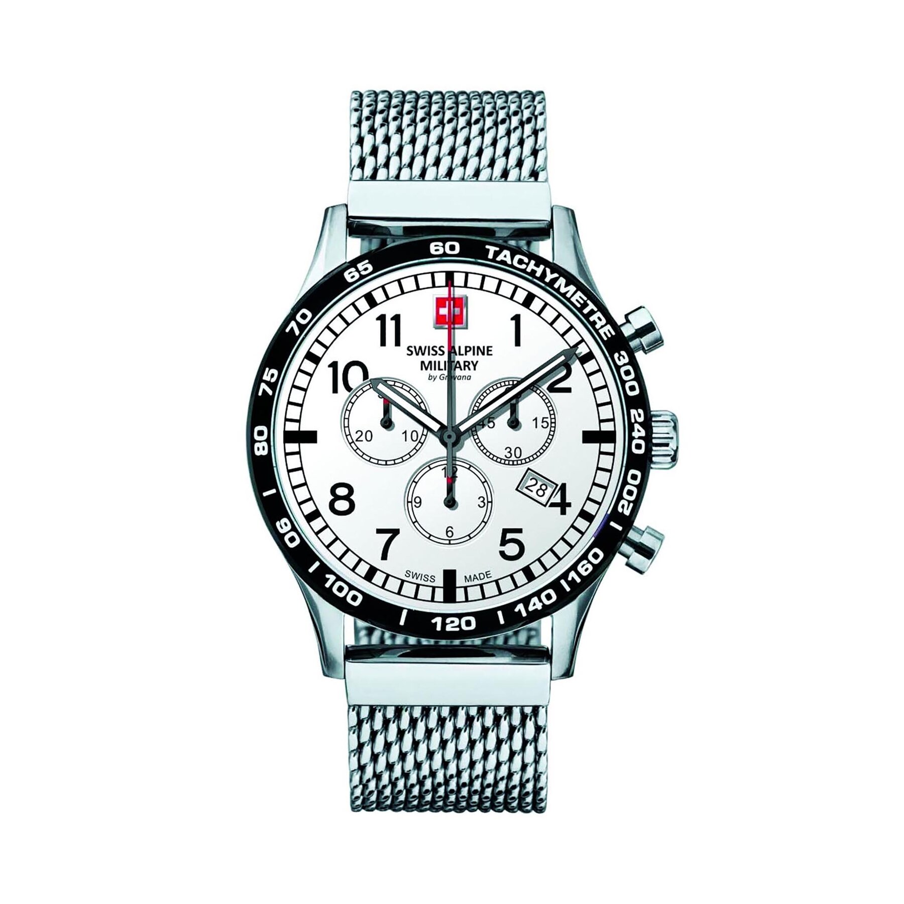 

Годинник Swiss Alpine Military Aviator 1746.9132 Silver, Срібний