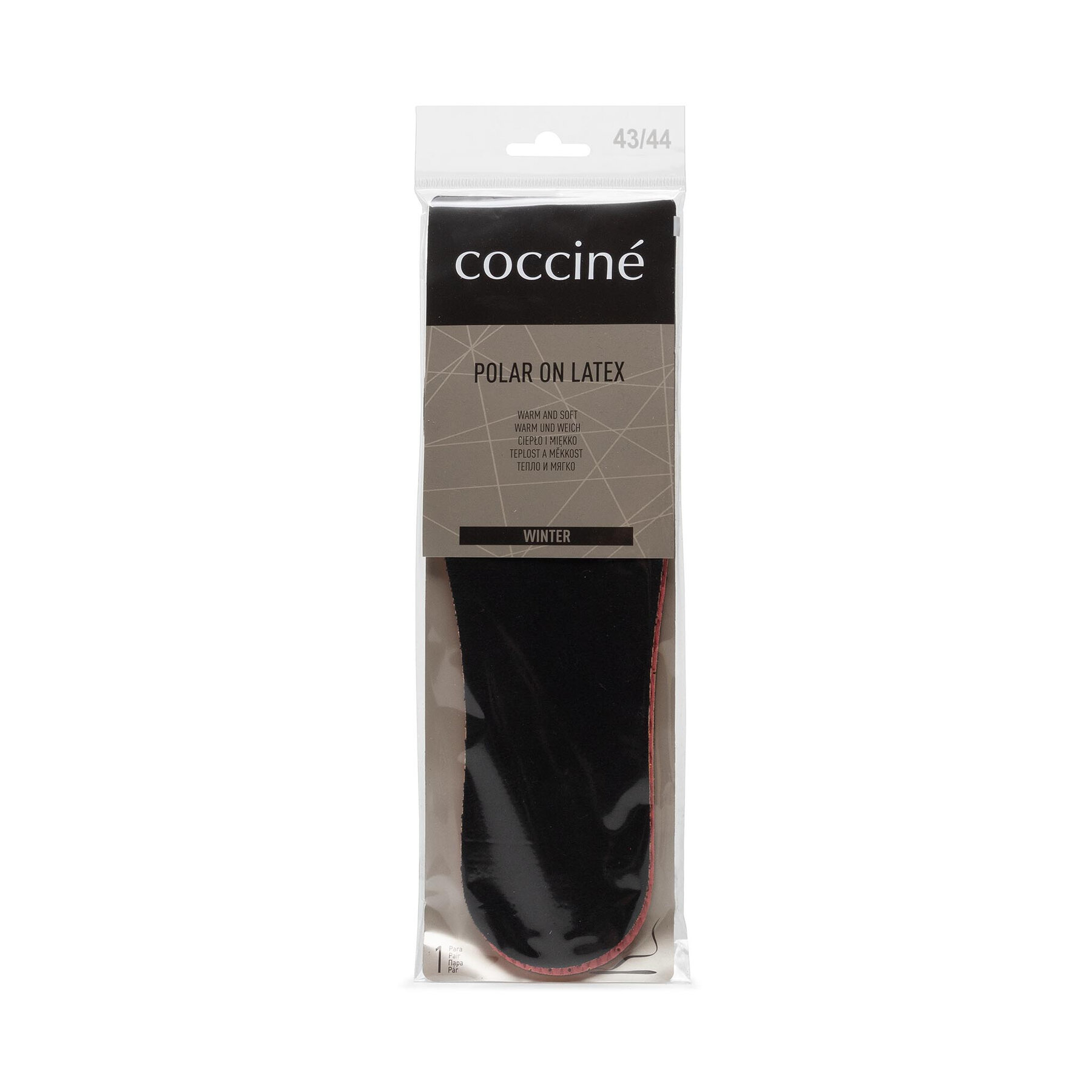 Coccine Θερμικοί πάτοι Coccine 665/18/AZ r.43/44 Μαύρο