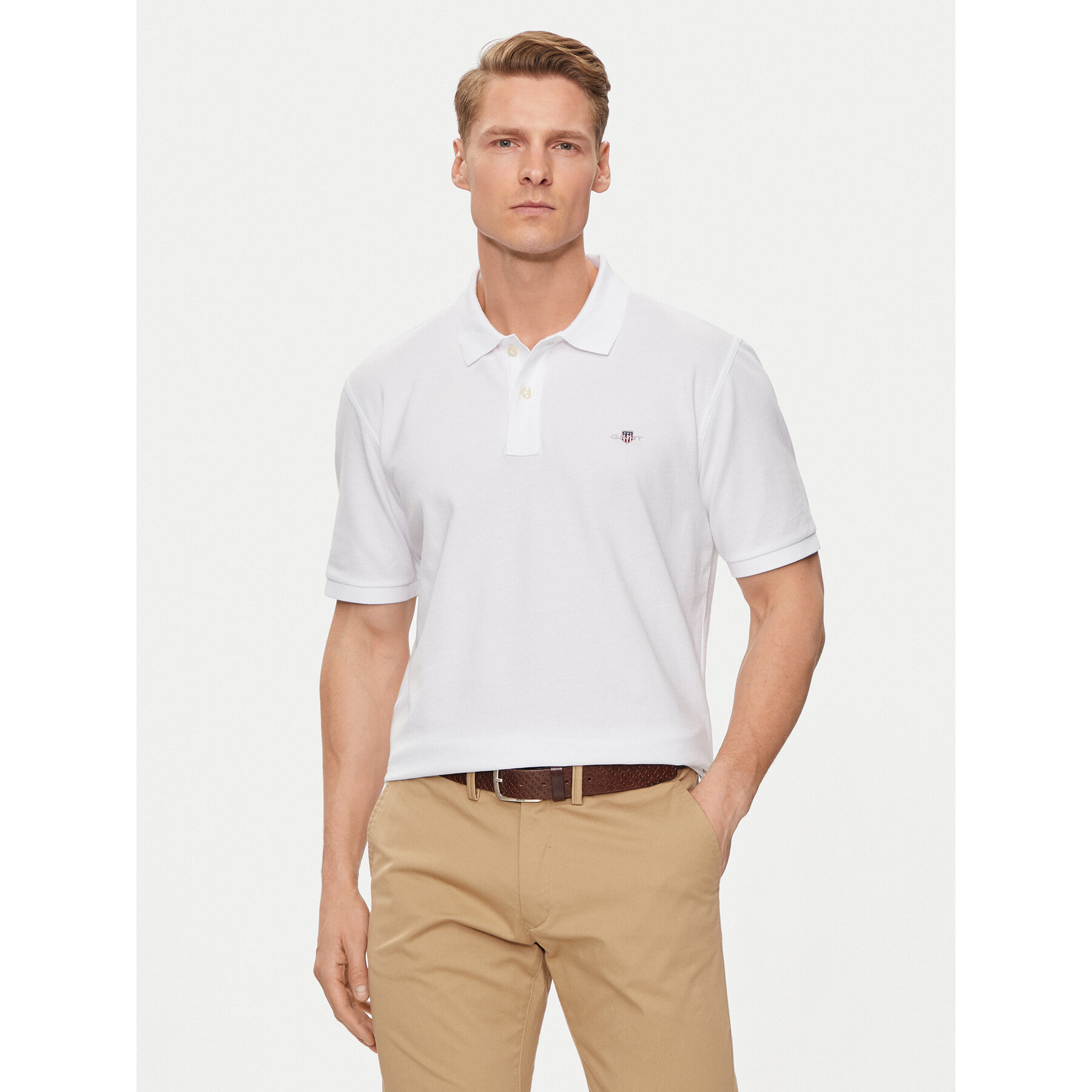 Gant Pólóing Shield 2210 Fehér Regular Fit