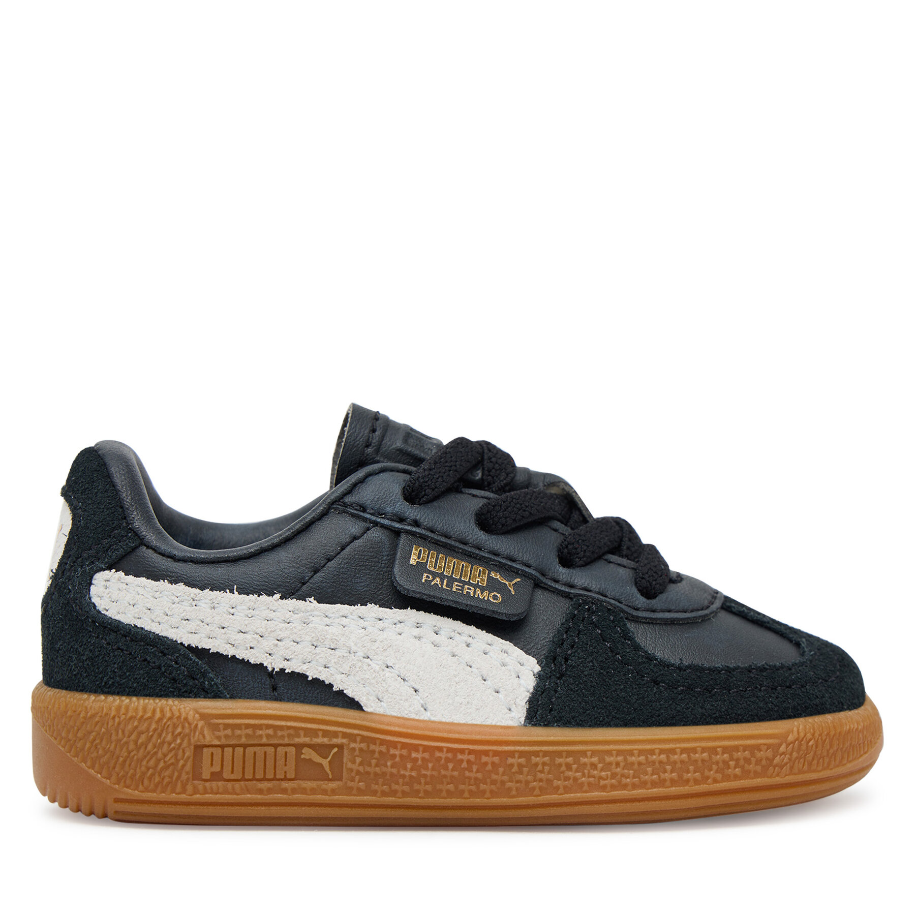 Sneakersy Puma Palermo Lth Ac Inf 397277 03 Čierna