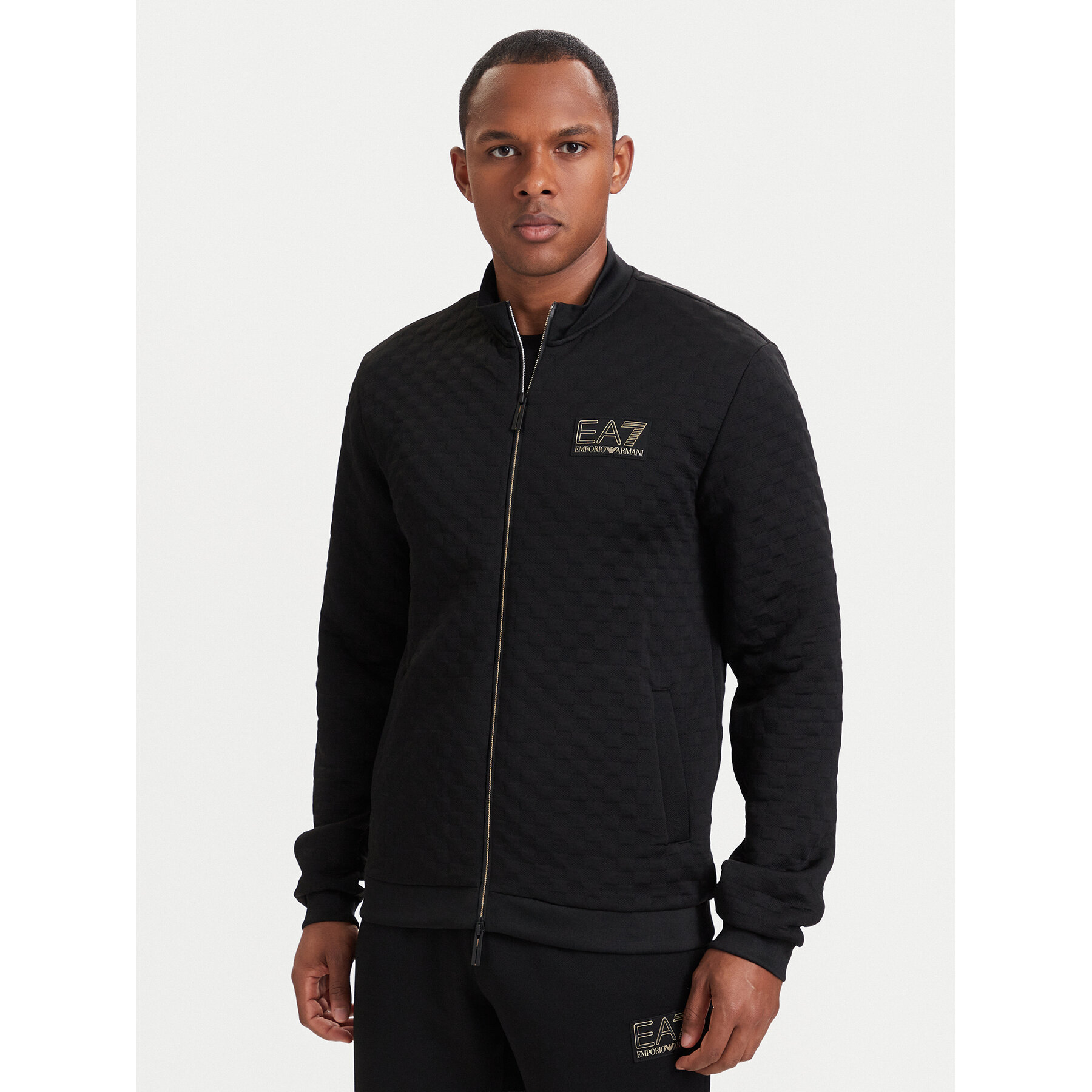 EA7 Emporio Armani Sweatshirt 7M002246 AF26241 UC001 Schwarz Regular Fit
