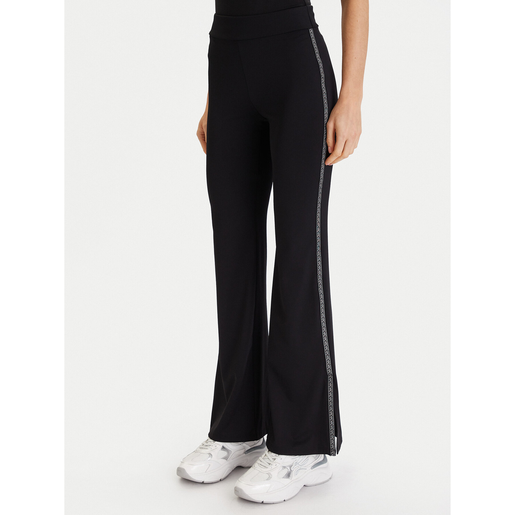 MICHAEL Michael Kors Leggings MF530W51RE Schwarz Flare Fit