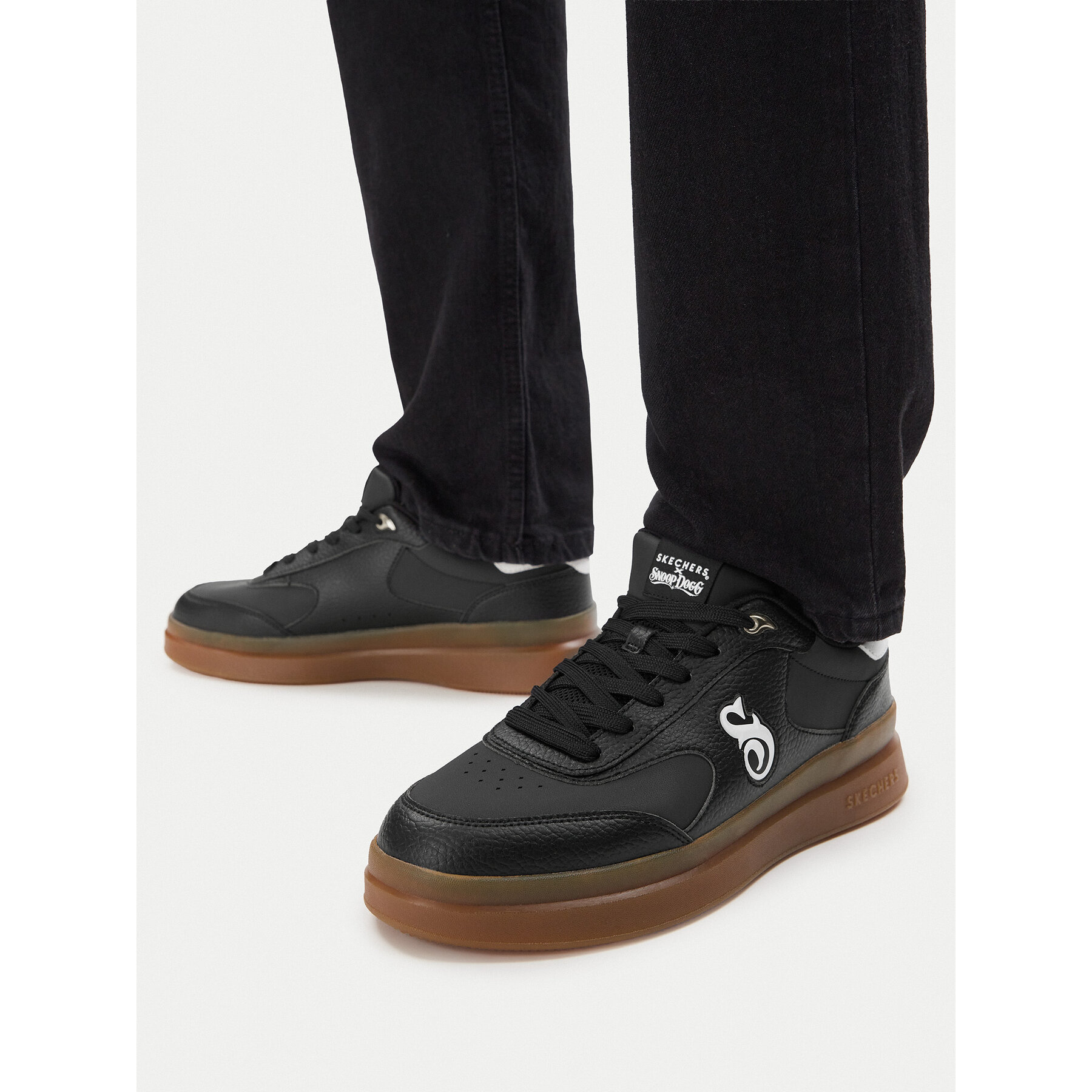 Сникърси Skechers Snoop Dogg Courtside Urban 251200/BKW Черен