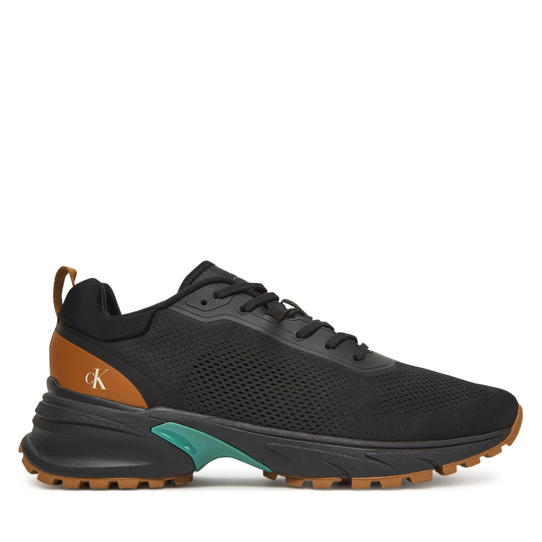 Sneakersy Calvin Klein Jeans Hike Runner Tech Knit YM0YM01284 Čierna