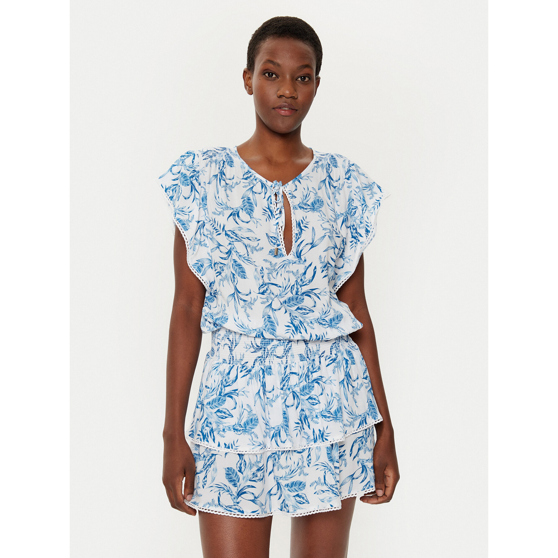 Melissa Odabash Strandkleid Keri Weiß Regular Fit