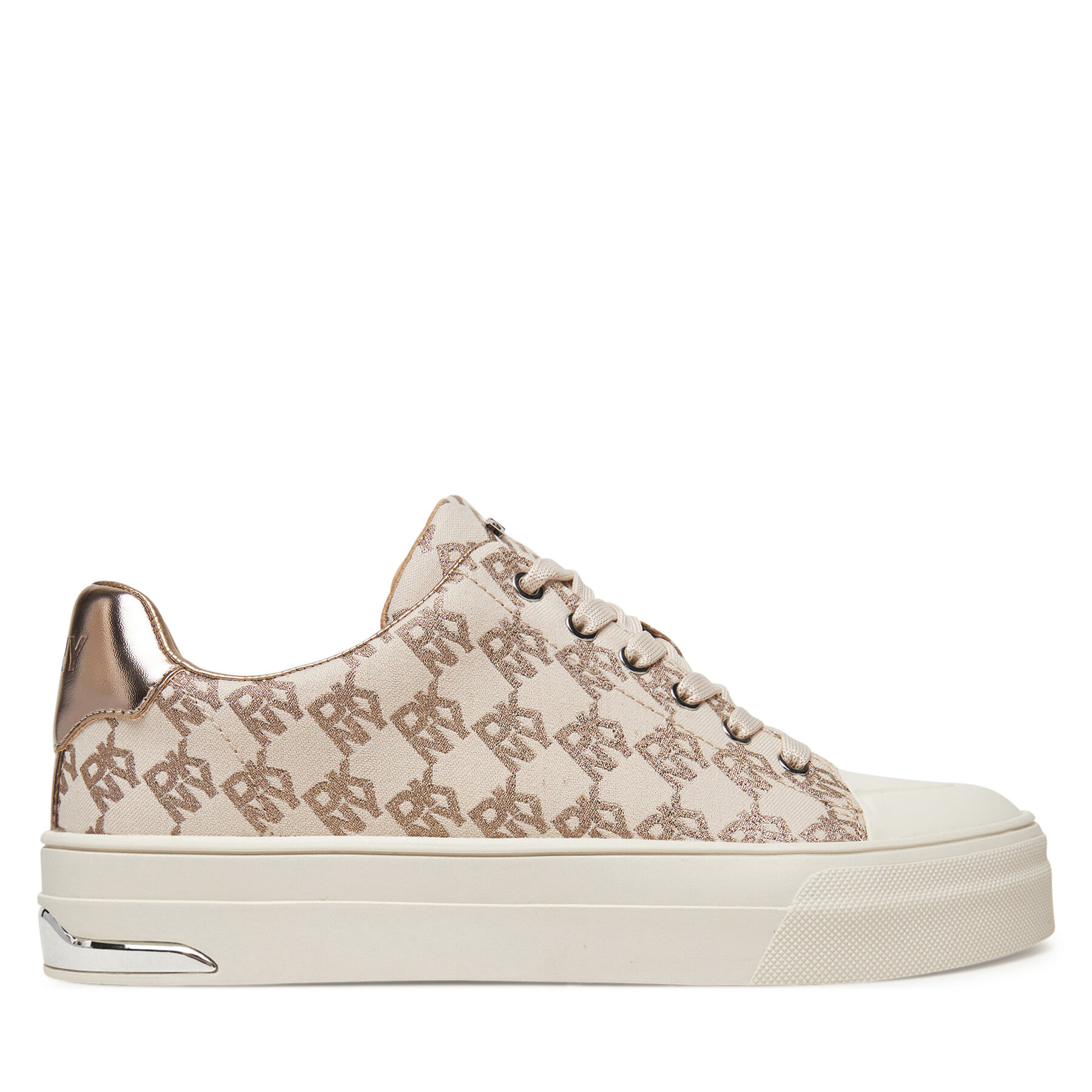 Scarpe da ginnastica DKNY York Lace UP Sneak K2533982 Beige