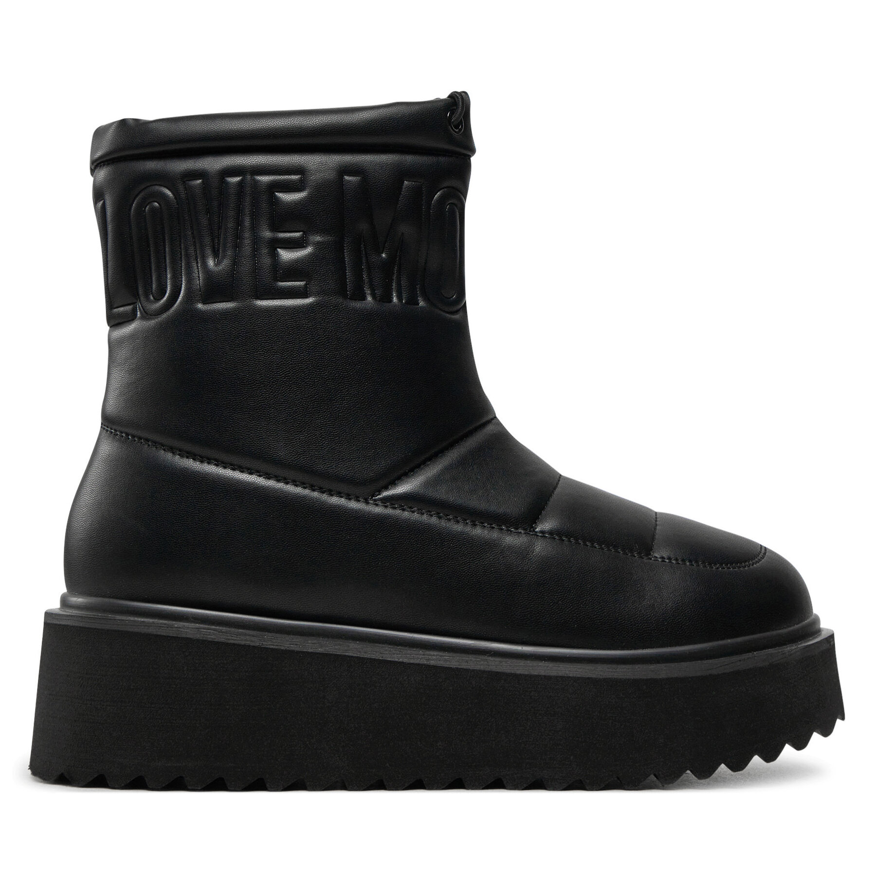 Bokacsizma LOVE MOSCHINO JA24266I0LIE0000 Fekete
