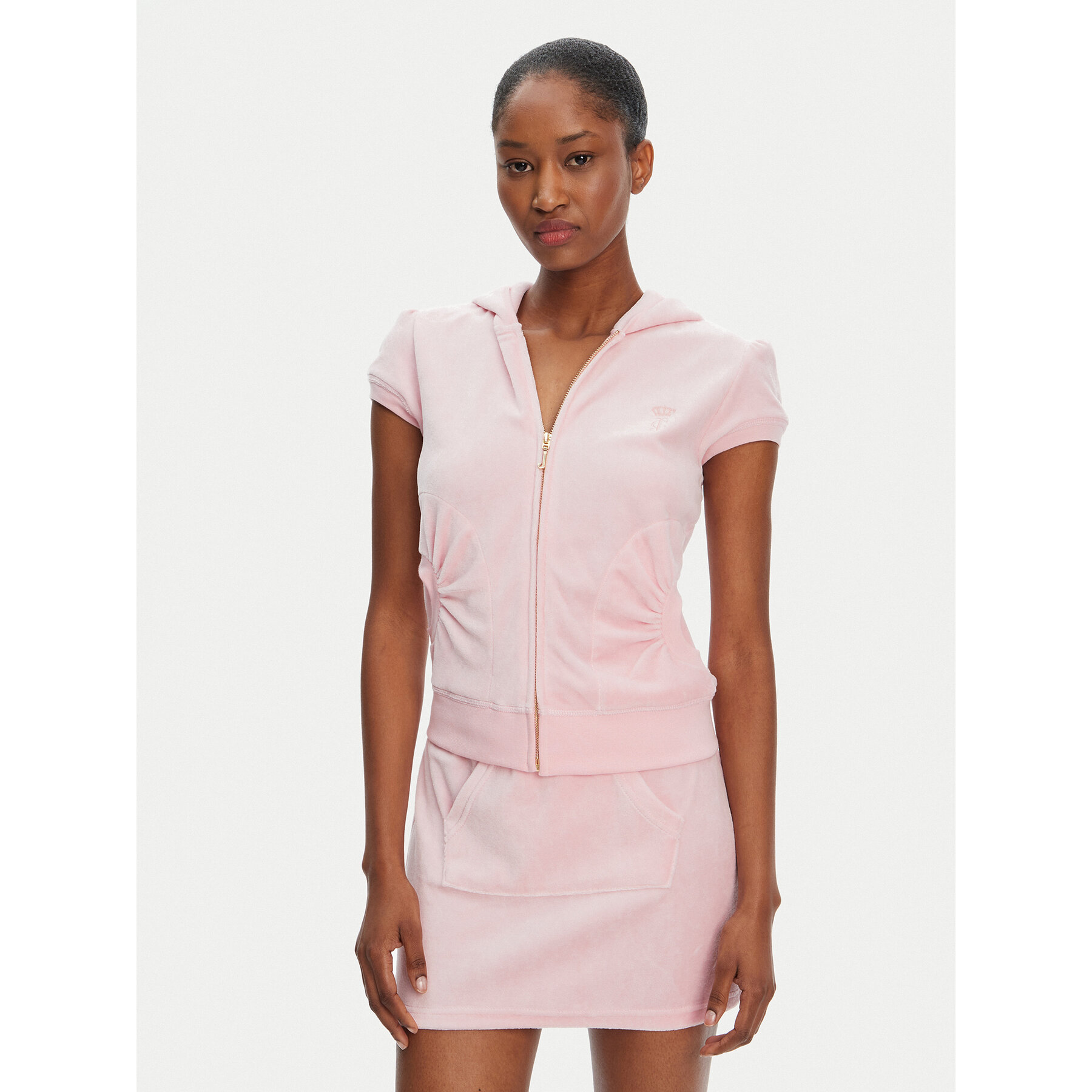 Juicy Couture Sweatshirt Heritage JCGAS125021 Rosa Slim Fit