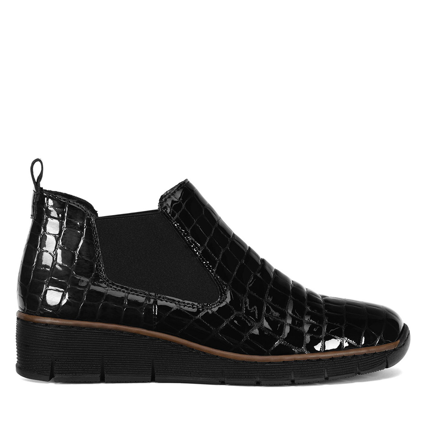 Bottines Chelsea Rieker 53794-01 Noir