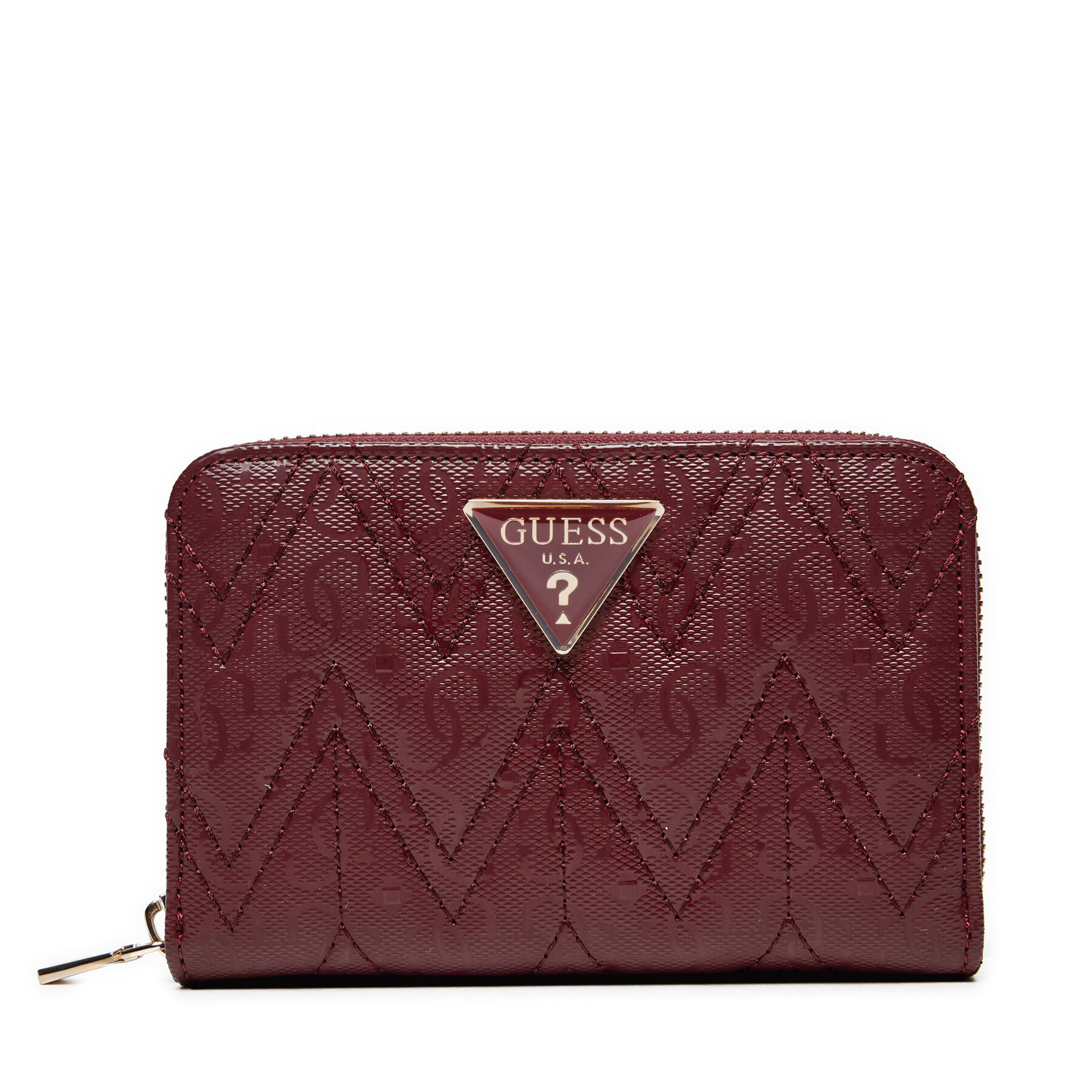 Mały Portfel Damski Guess Bordowy SWGG95 02140