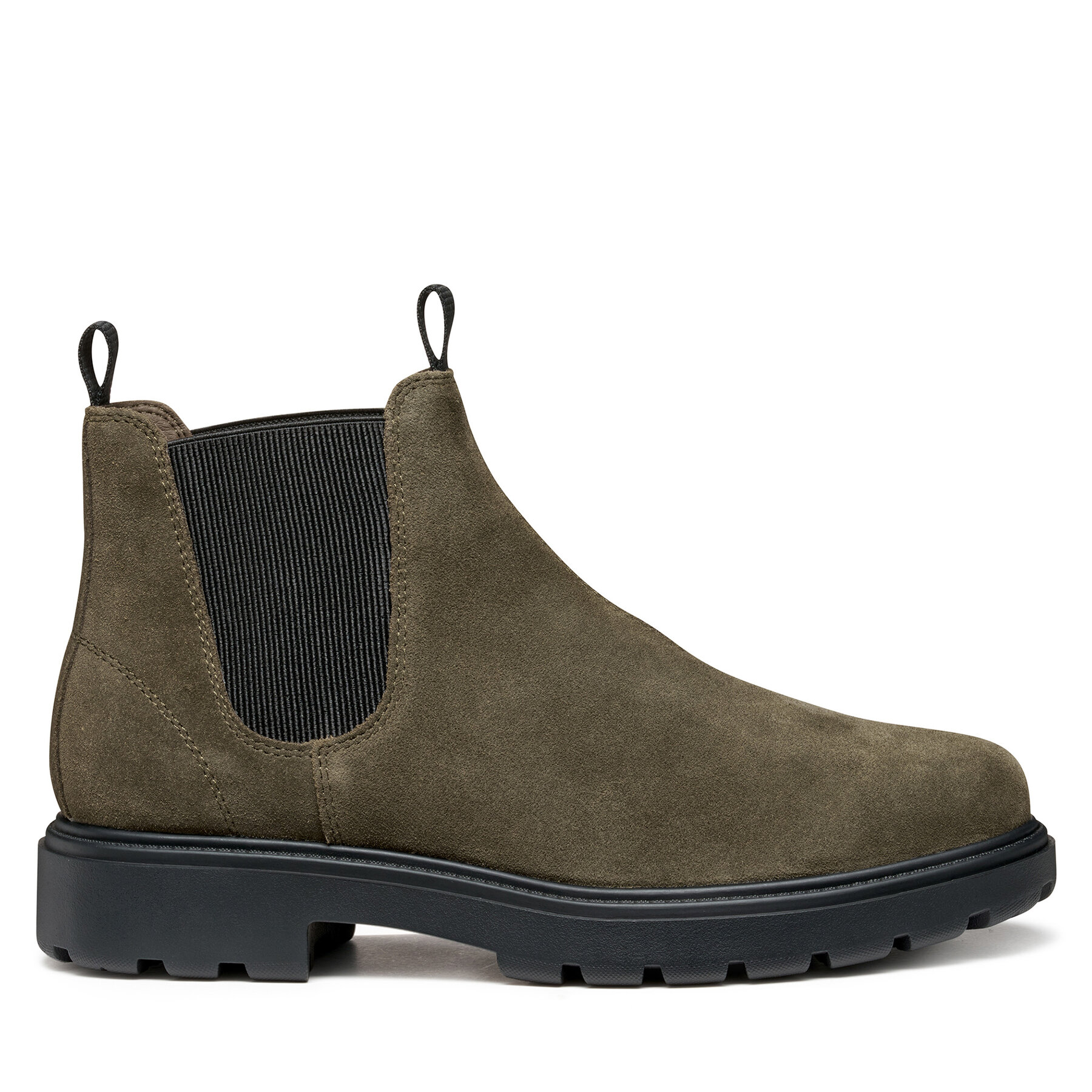 Členková obuv s elastickým prvkom Geox U Spherica Ec7 U46FRA 00022 C3009 Kaki