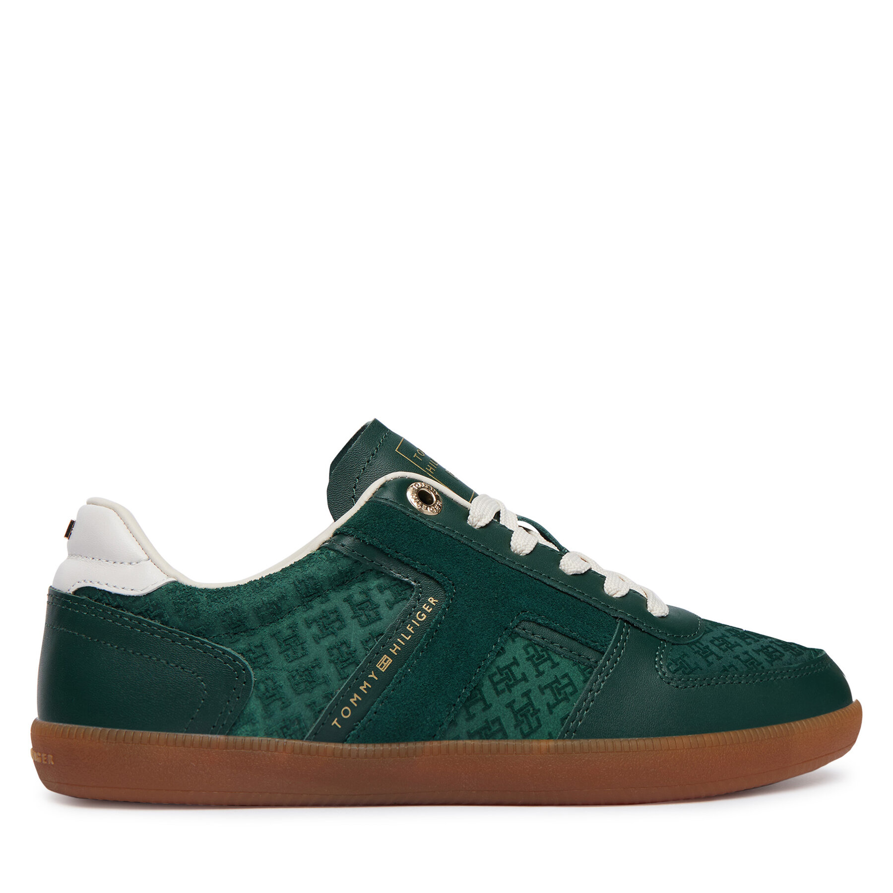 Sneakersy Tommy Hilfiger Th Tribeca Sneaker Monogram FW0FW09691 Zelená