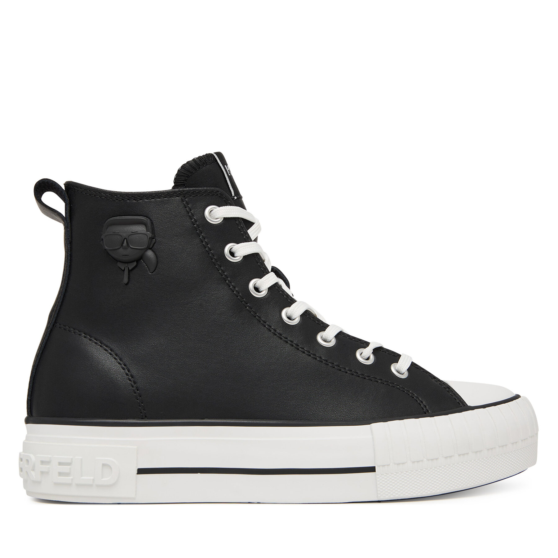 Tenisice KARL LAGERFELD Kampus Max KL60456 Crna