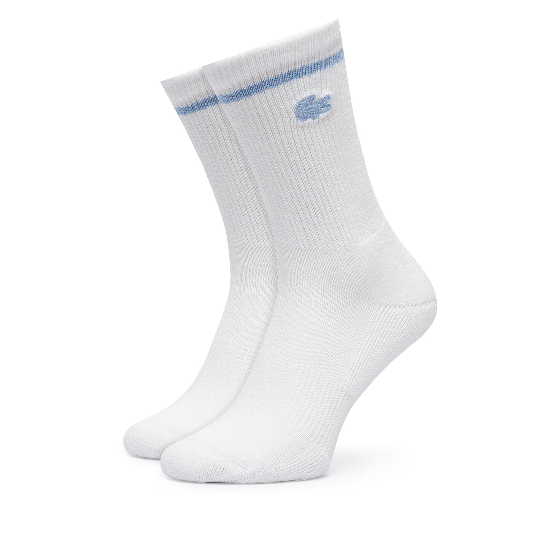 Дълги чорапи Lacoste RA9188 Бял