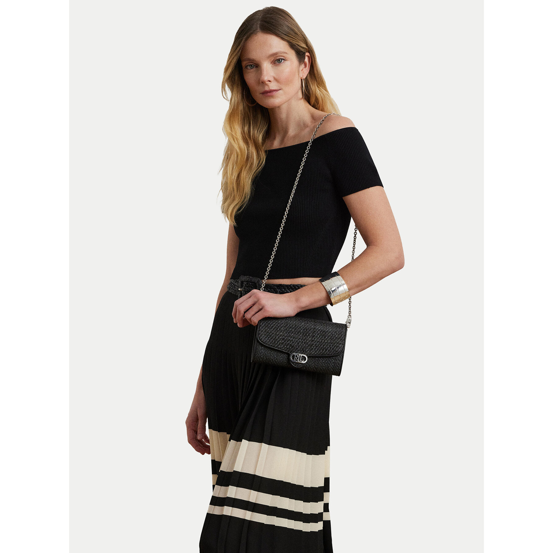 Torbica LAUREN RALPH LAUREN 432966881002 Crna