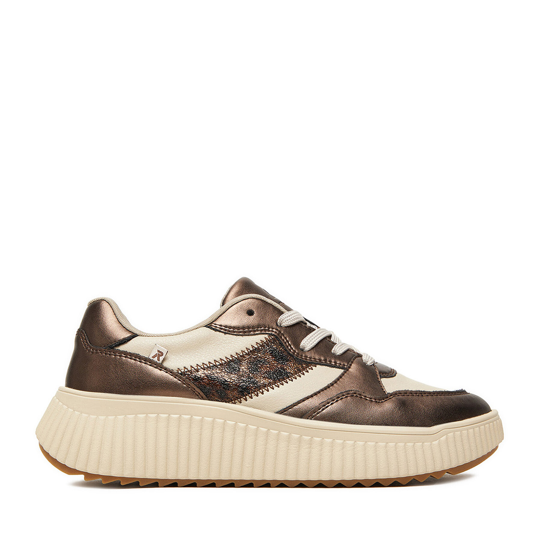 Sneakersy Rieker W1702-60 Béžová