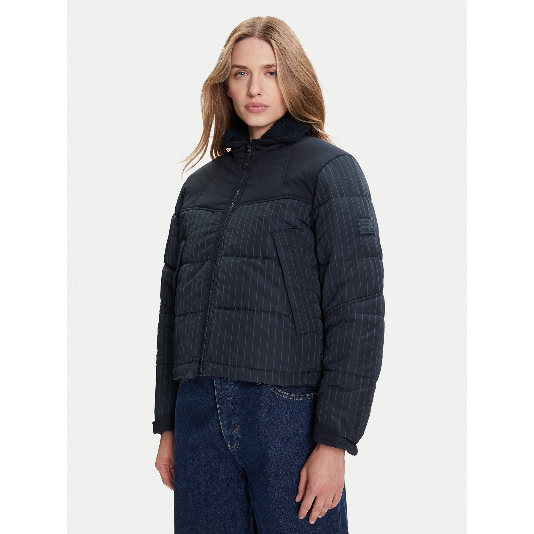 G-Star Raw Μπουφάν χειμωνιάτικο Expedition D26958-E084 Σκούρο μπλε Regular Fit