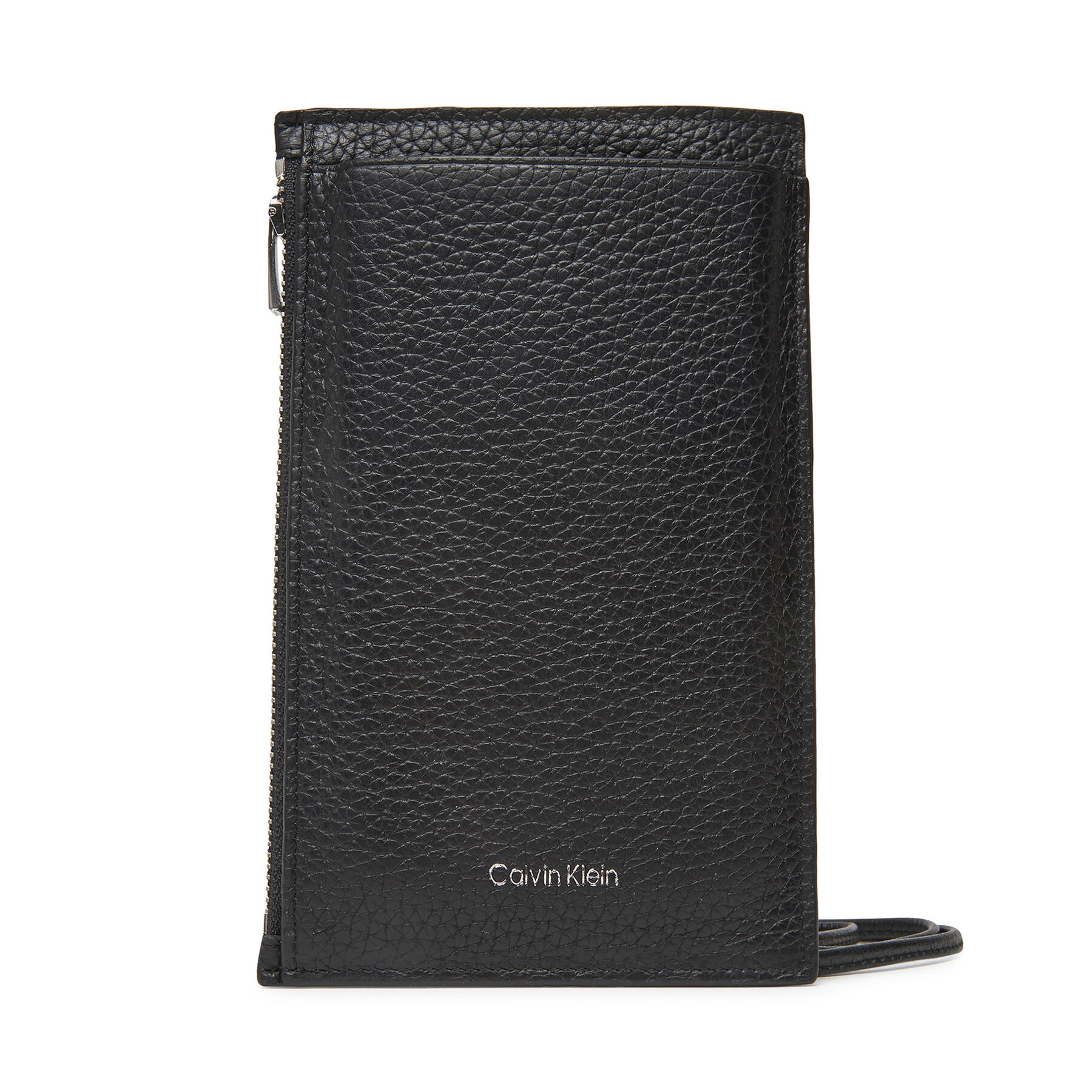 Torebka na telefon Calvin Klein Czarny Foil Emboss Phone Crossbody LV04D1037G