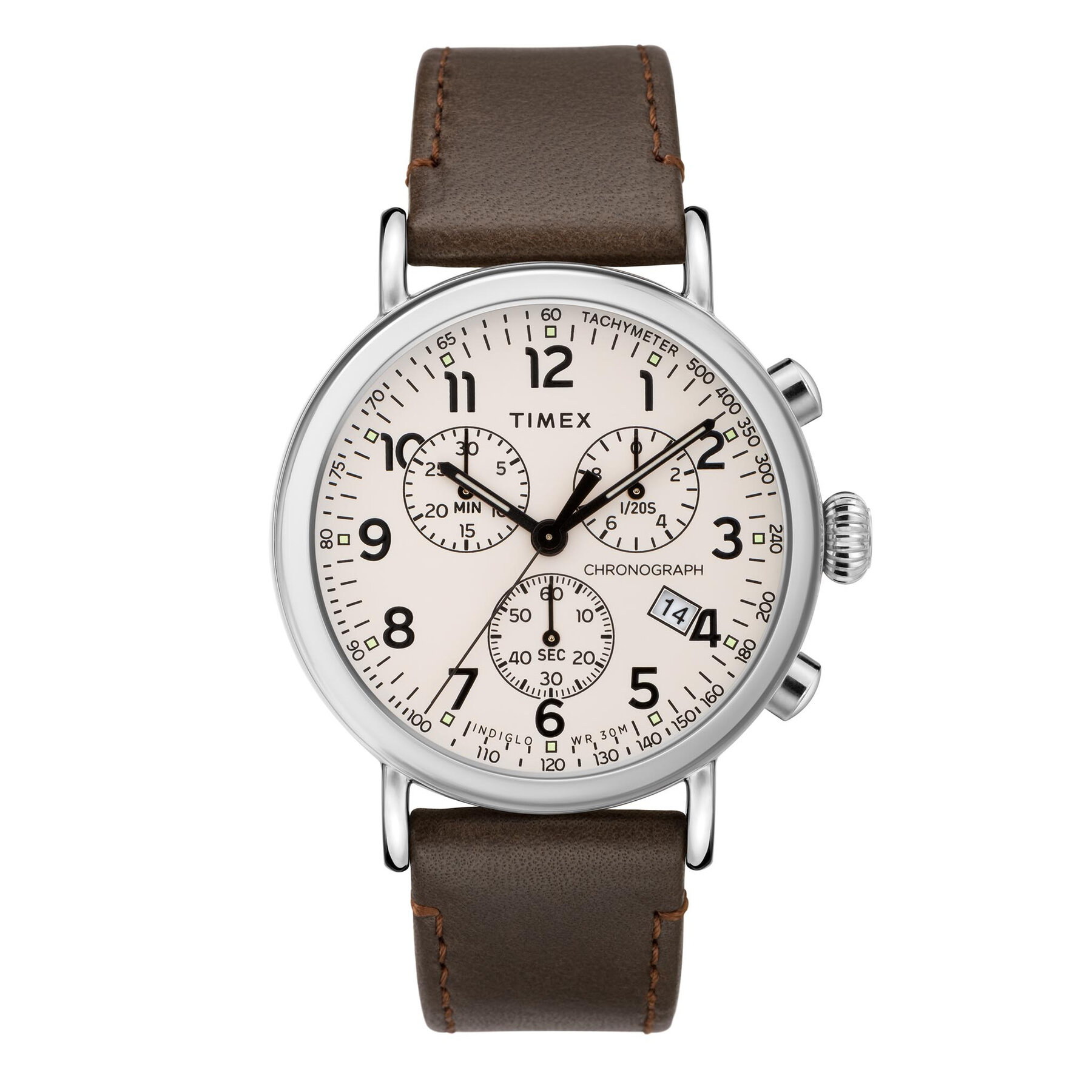 Hodinky Timex Standard TW2T21000 Hnedá