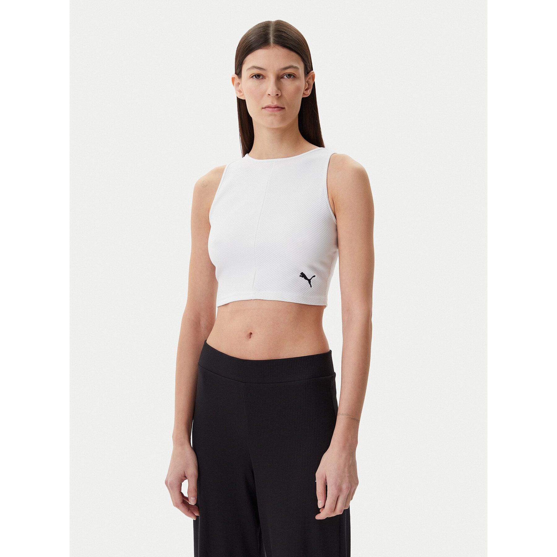 Puma Felső Ess 629765 Fehér Slim Fit