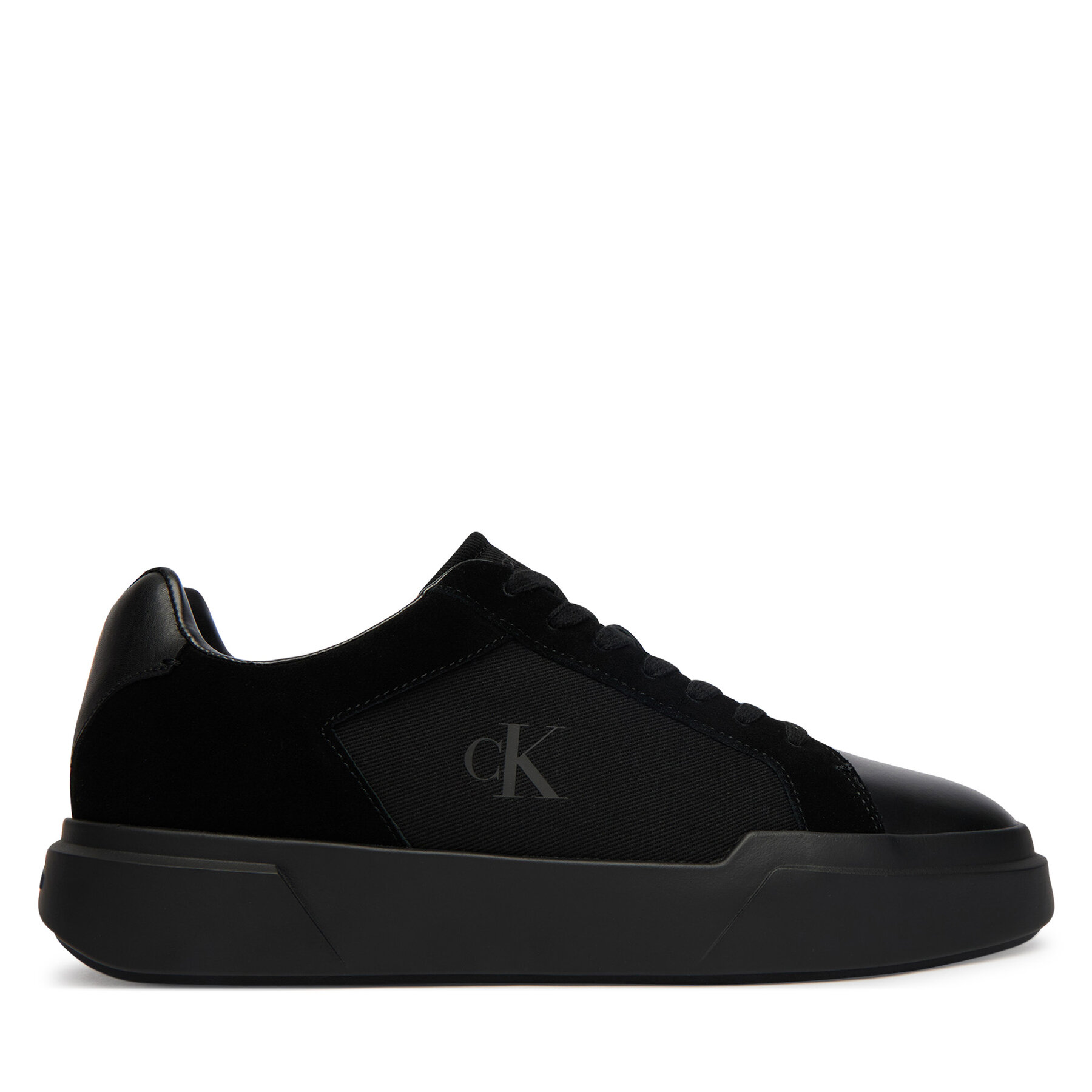 Calvin Klein Pánske Sneakersy, Rozmer: 42, Čierna, Chunky Cupsole Laceup Cv Mix HM0HM02238