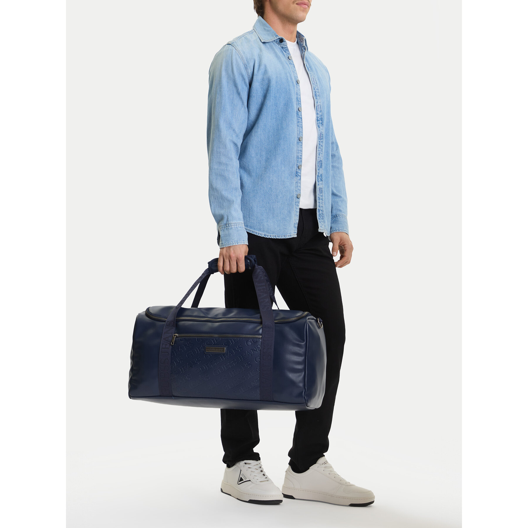 Чанта за уикенд Guess Jeans CWBEO-GUESS-B-001-09 Тъмносин