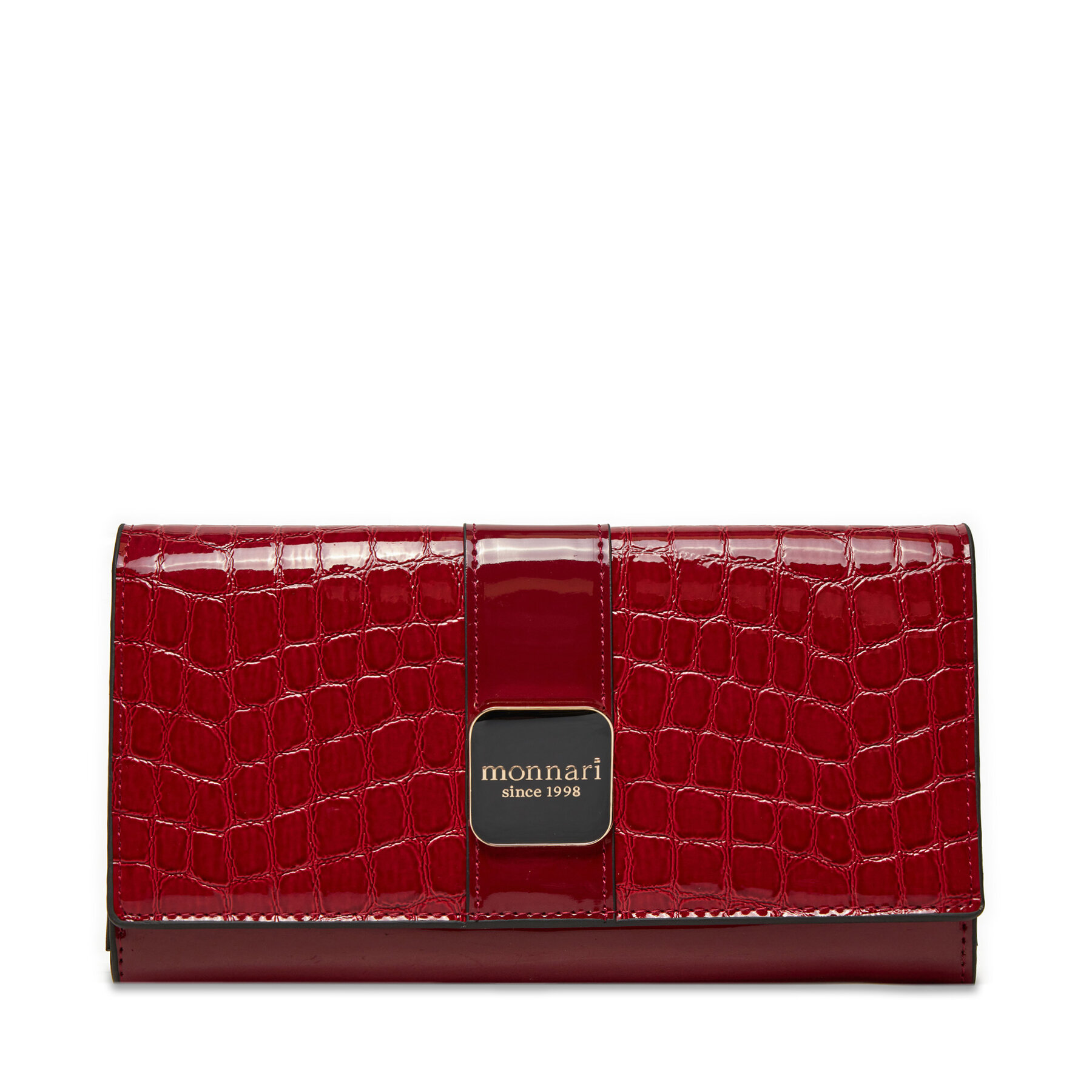 Portefeuille femme grand format Monnari PUR0070 Rouge