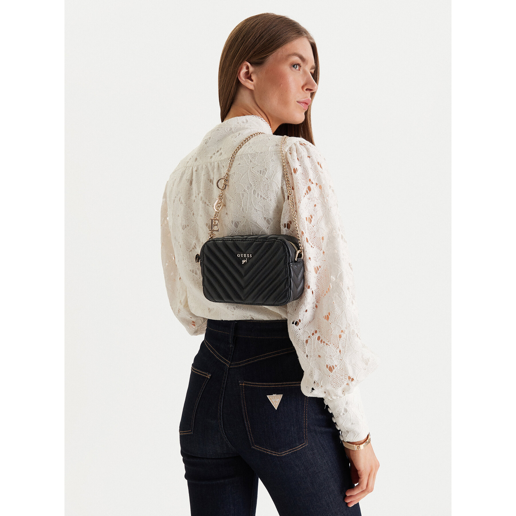 Дамска чанта Guess J4GZ23 WFZL0 Черен