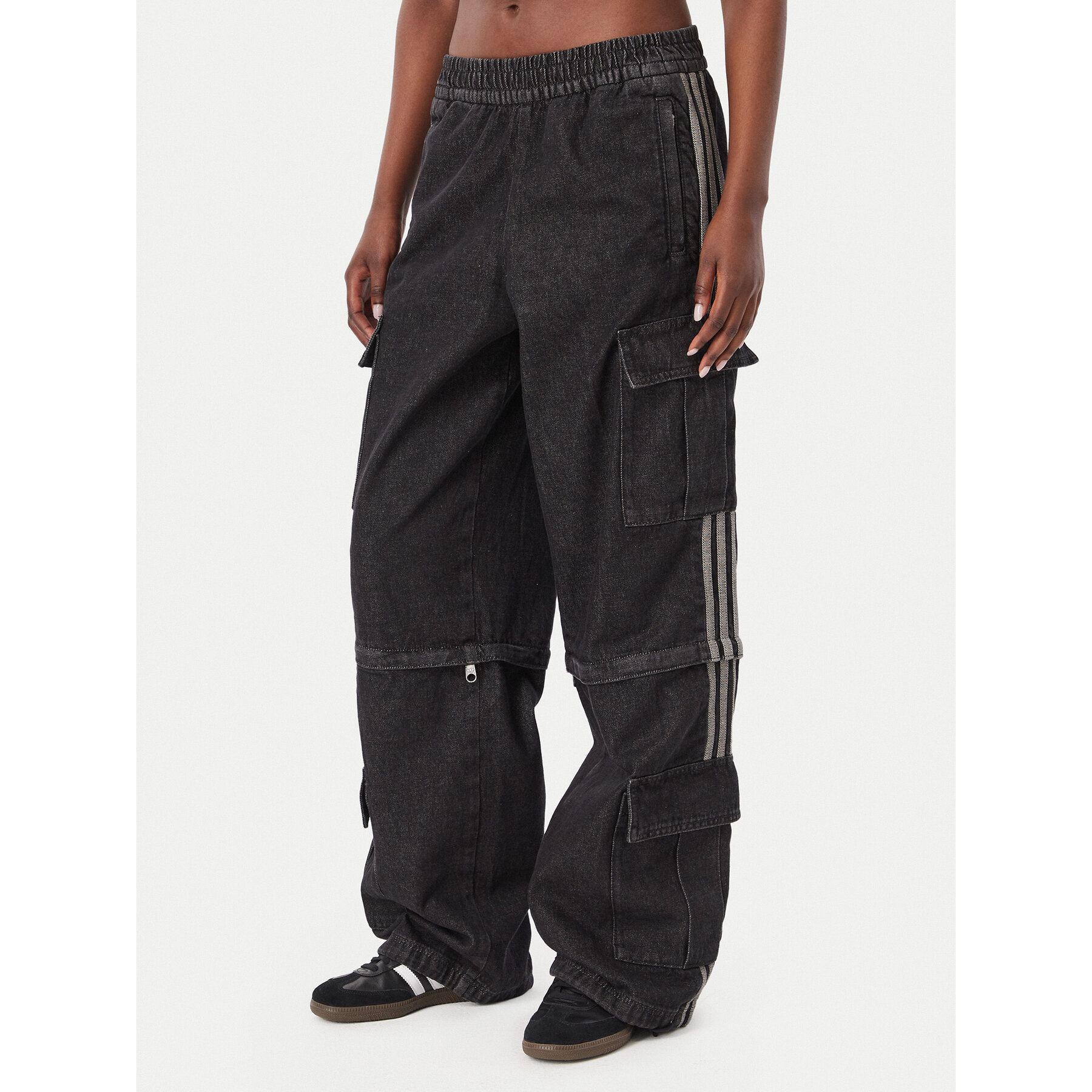 adidas Jeans KQ6480 Schwarz Oversize