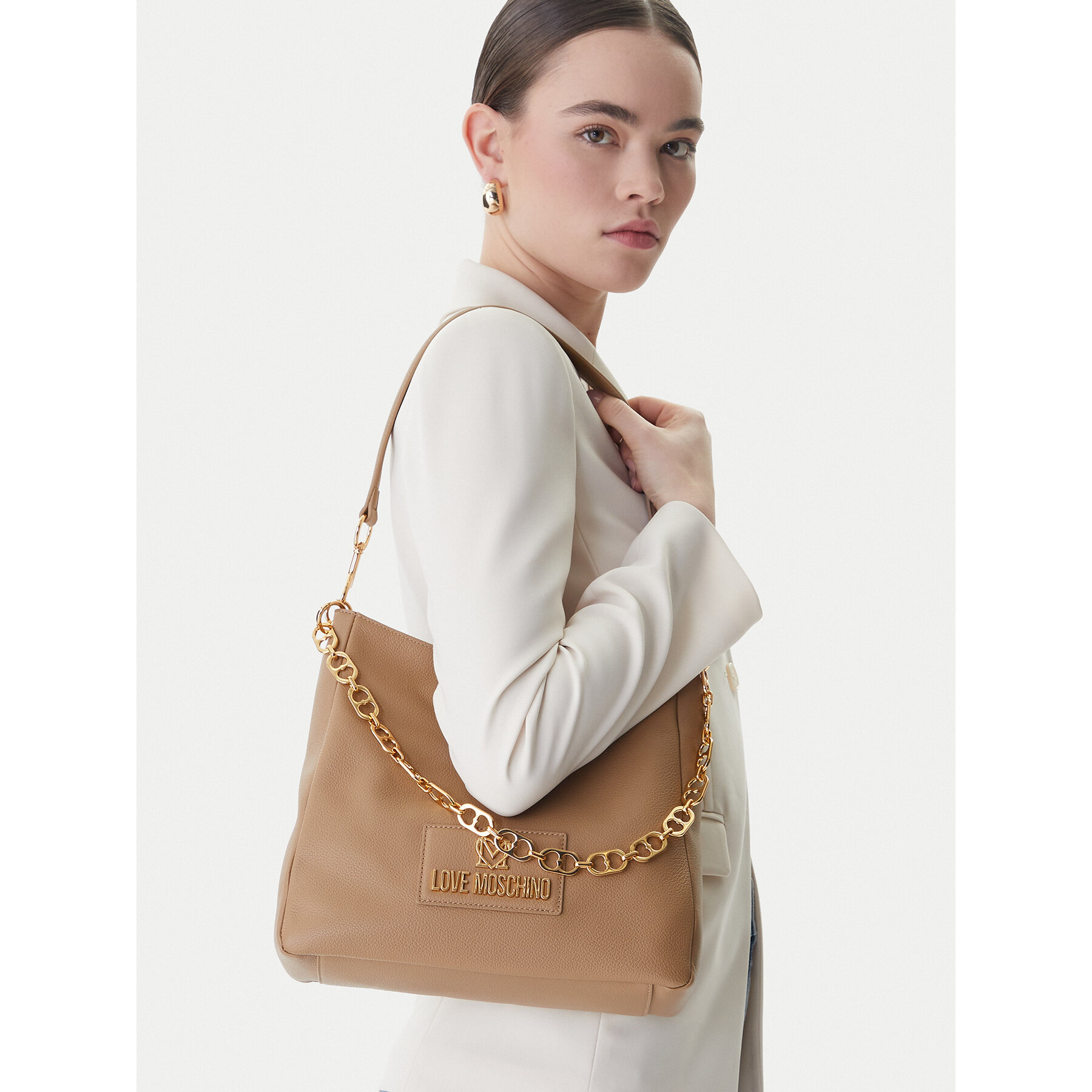 Geantă LOVE MOSCHINO JC4166PP1OL1210A Bej