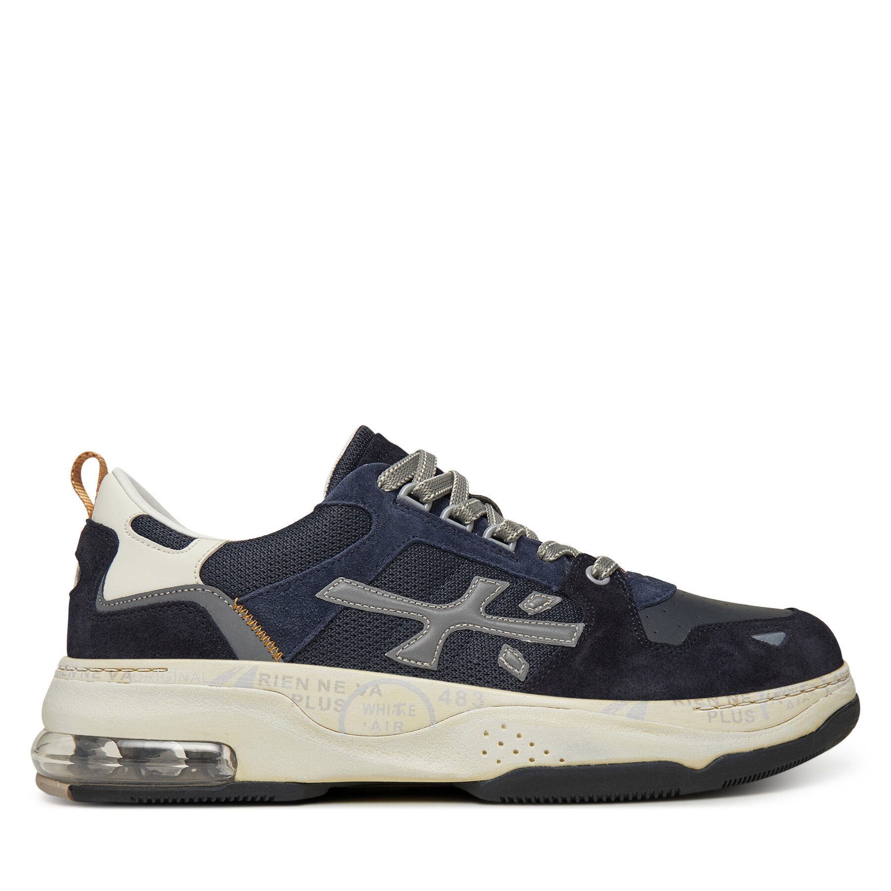 Sneakersy Premiata DRAKE VAR 403 Tmavomodrá