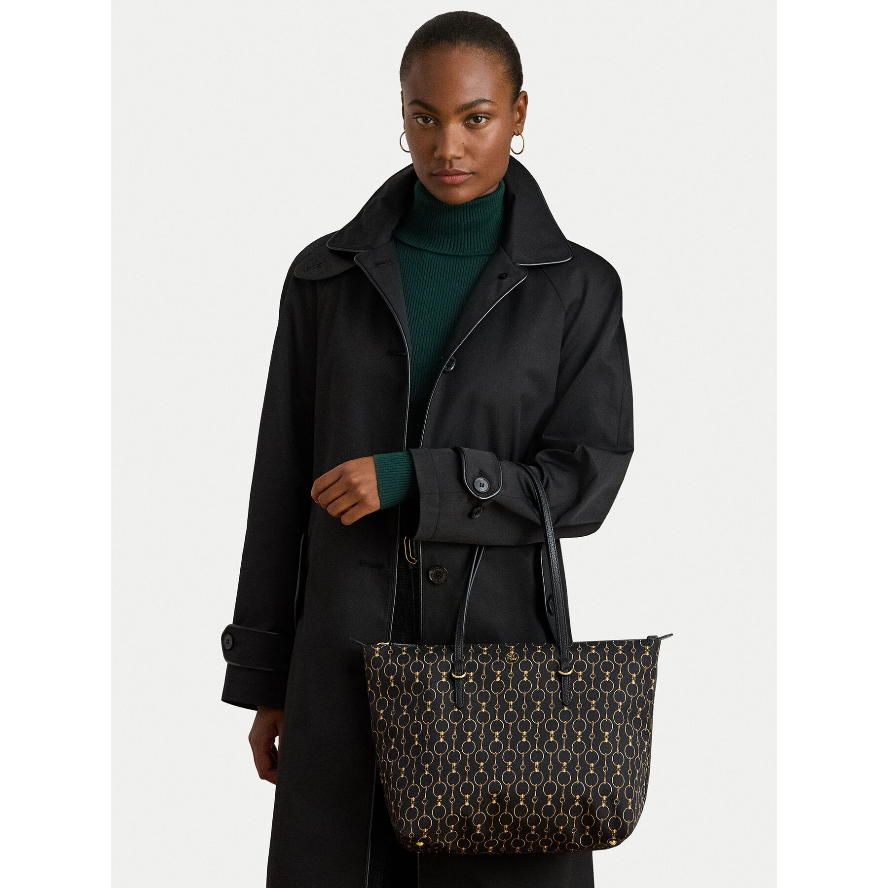 Torbica LAUREN RALPH LAUREN 431916737040 Crna